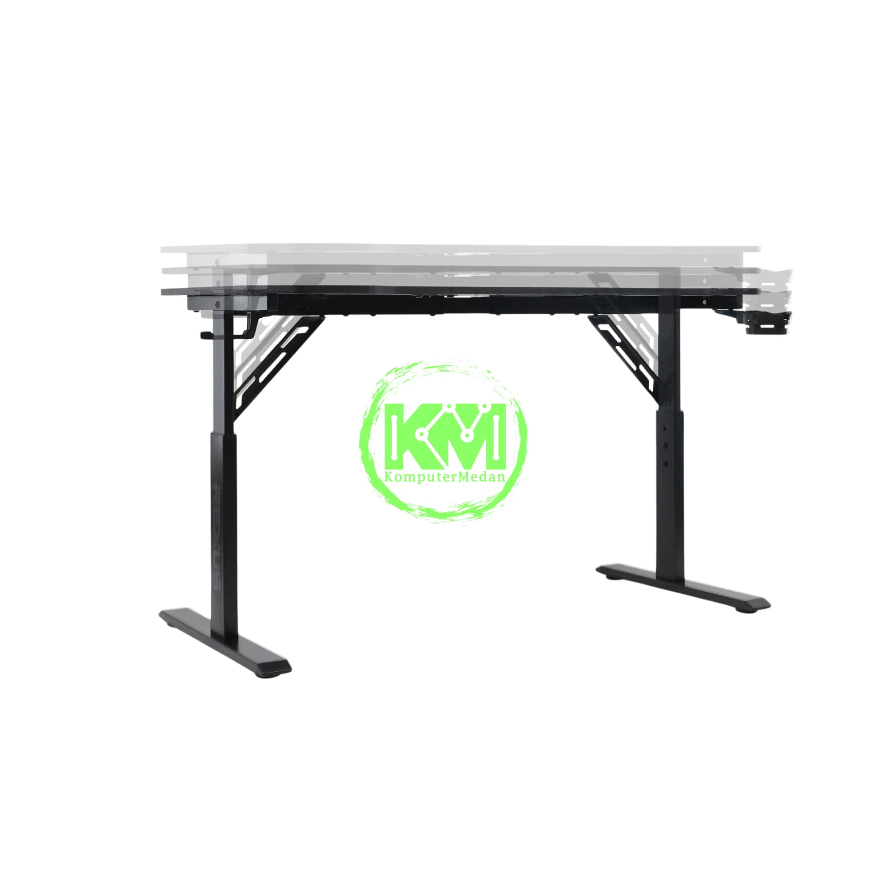 REXUS FORT RXD-121 BLACK (FORT 120cm) GAMING DESK - Image 8