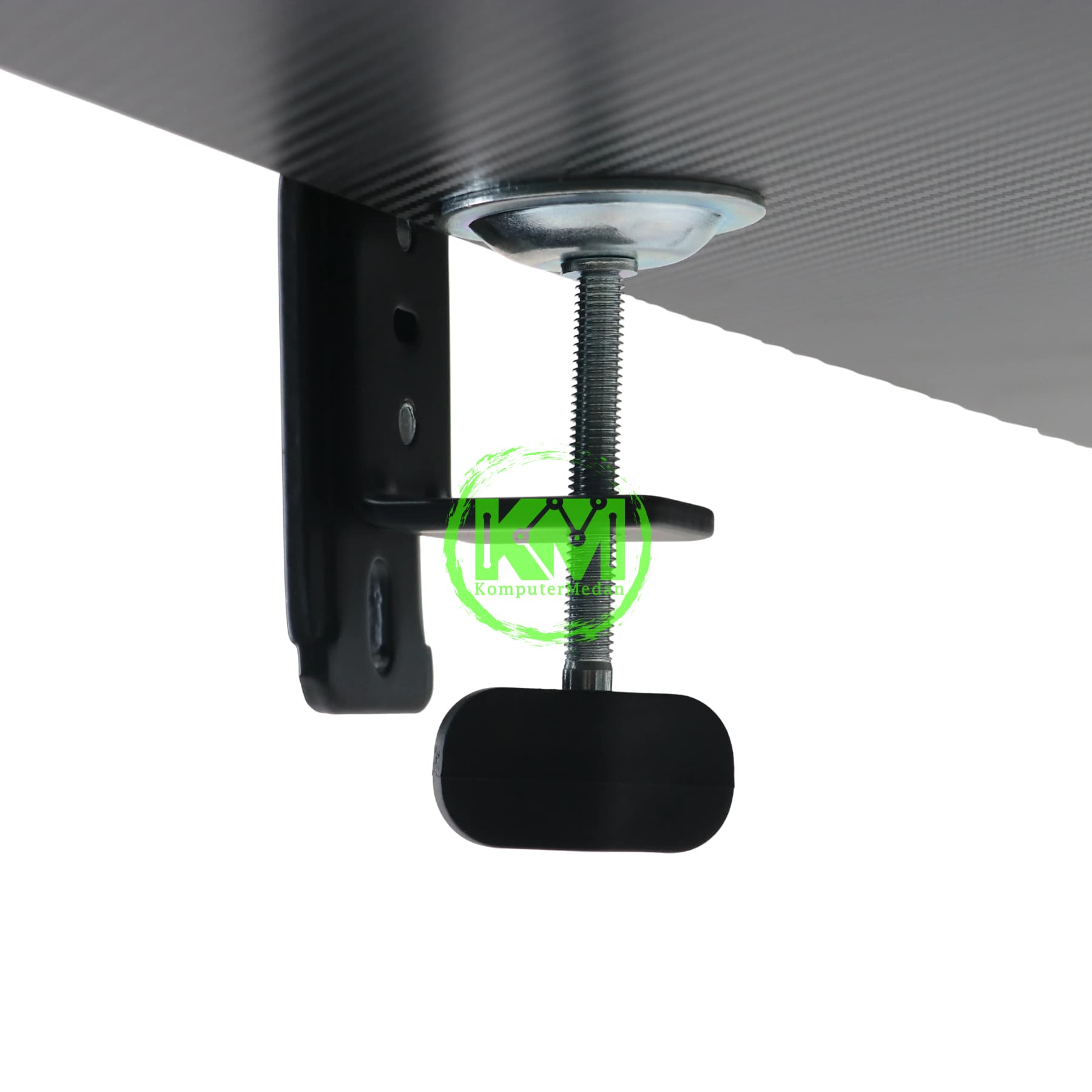 REXUS OMNI RXB-147 BLACK GAMING DESK (Inc. Arm Monitor & Peg-Board) - Image 3