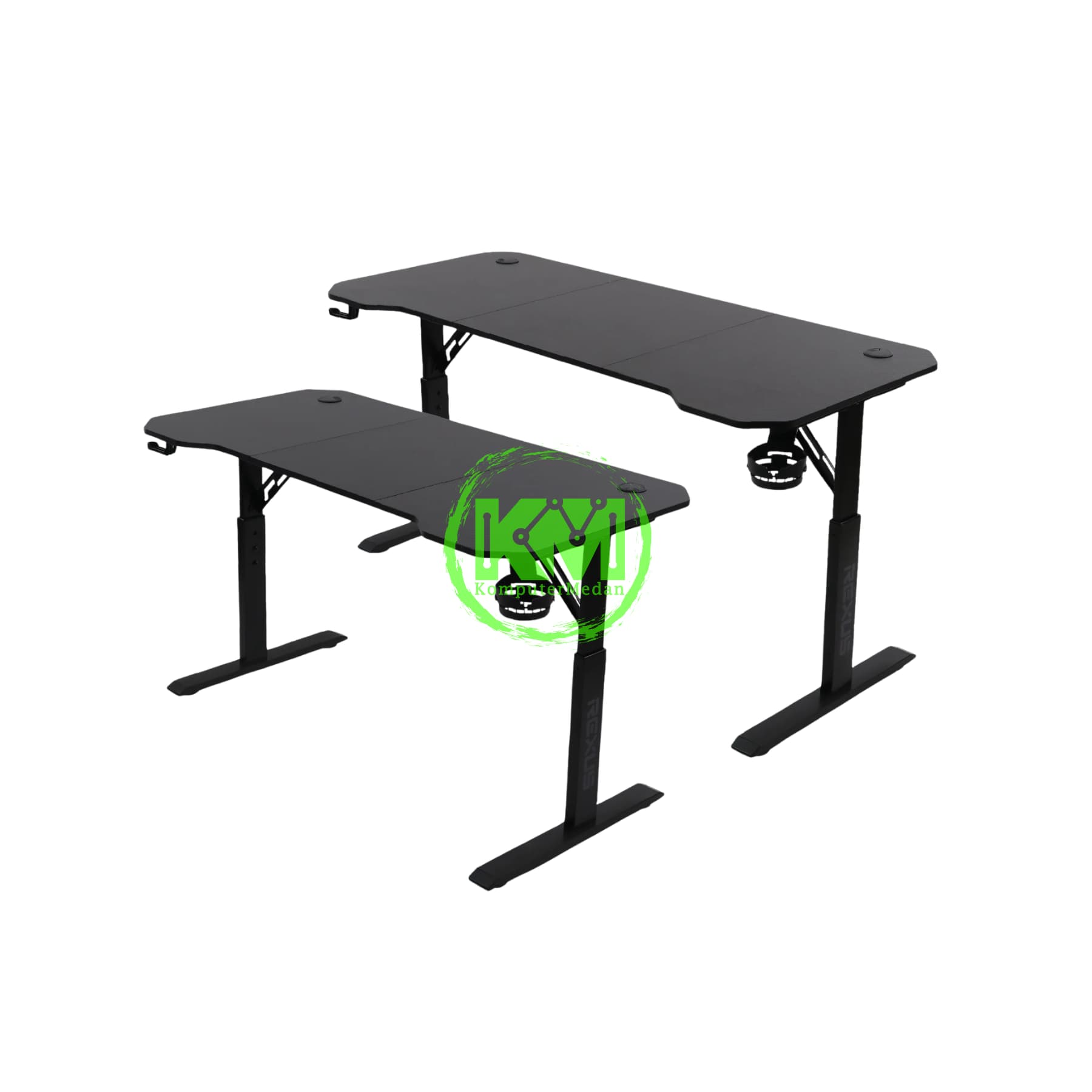 REXUS FORT RXD-141 BLACK (FORT 140cm) GAMING DESK