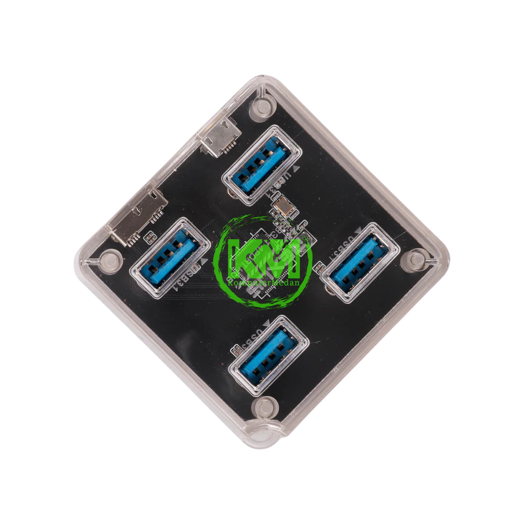 REXUS RXH-331 4PORT V3.1 USB HUB + CONVERTER TYPE-C - Image 1