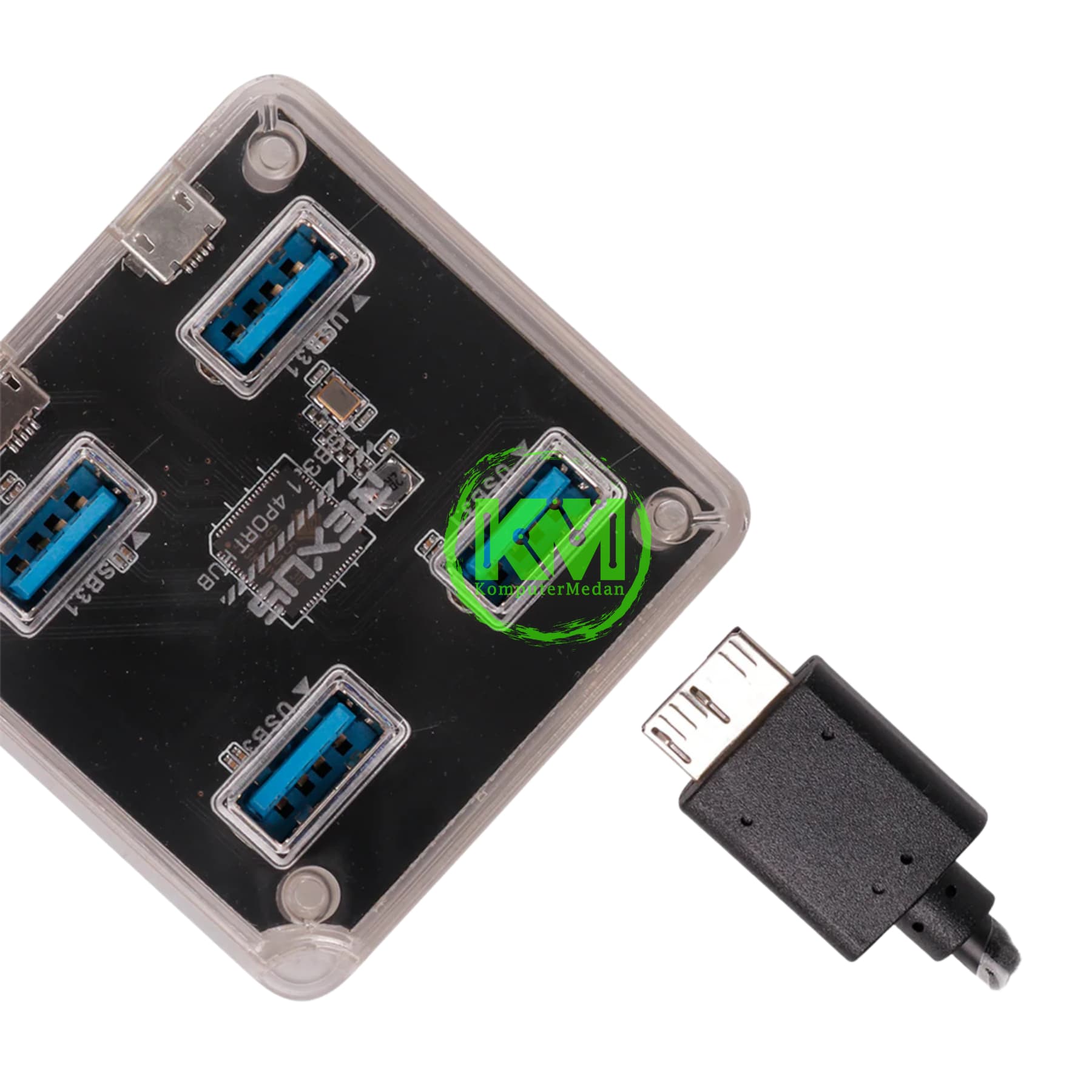 REXUS RXH-331 4PORT V3.1 USB HUB + CONVERTER TYPE-C - Image 3