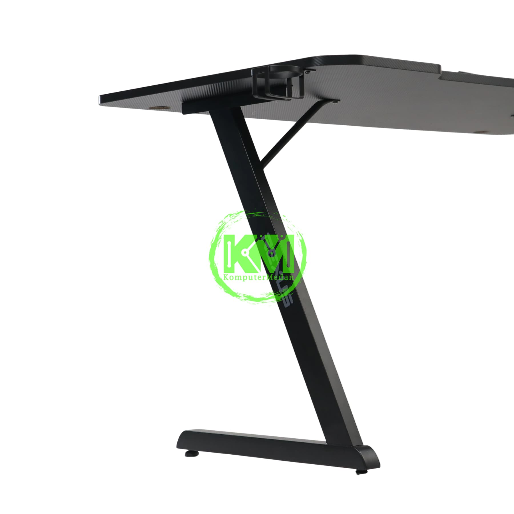 REXUS OMNI RXB-147 BLACK GAMING DESK (Inc. Arm Monitor & Peg-Board) - Image 2
