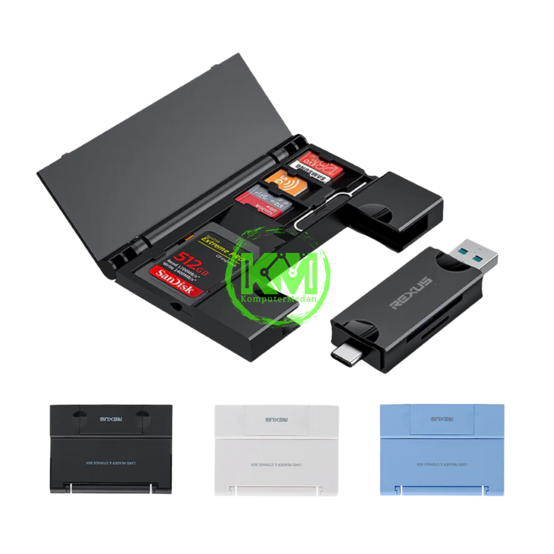 REXUS RXC-305 5-IN-1 CARD READER