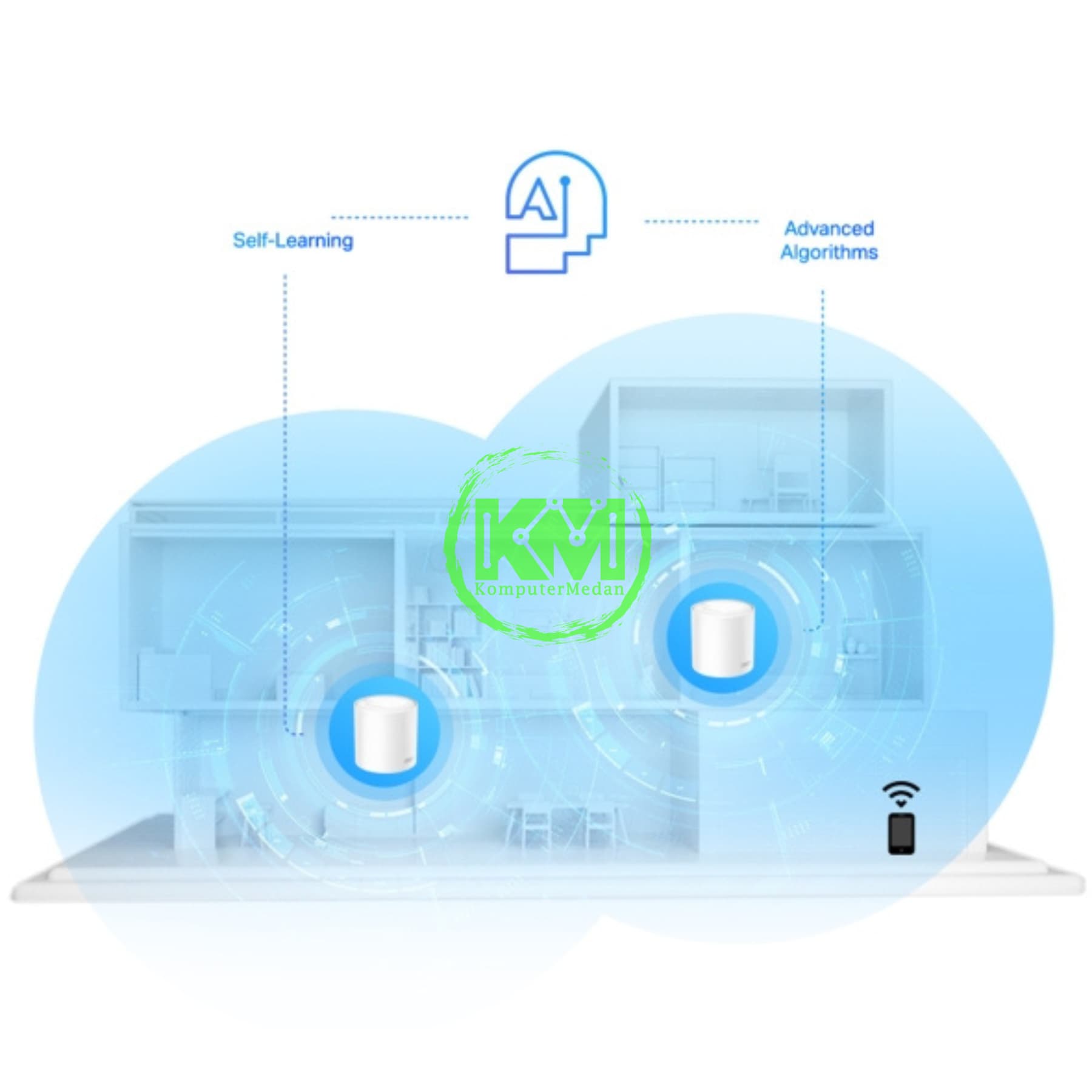 TP-LINK DECO X20 (3-PACK) AX1800 WHOLE HOME MESH Wi-Fi 6 SYSTEM - Image 6