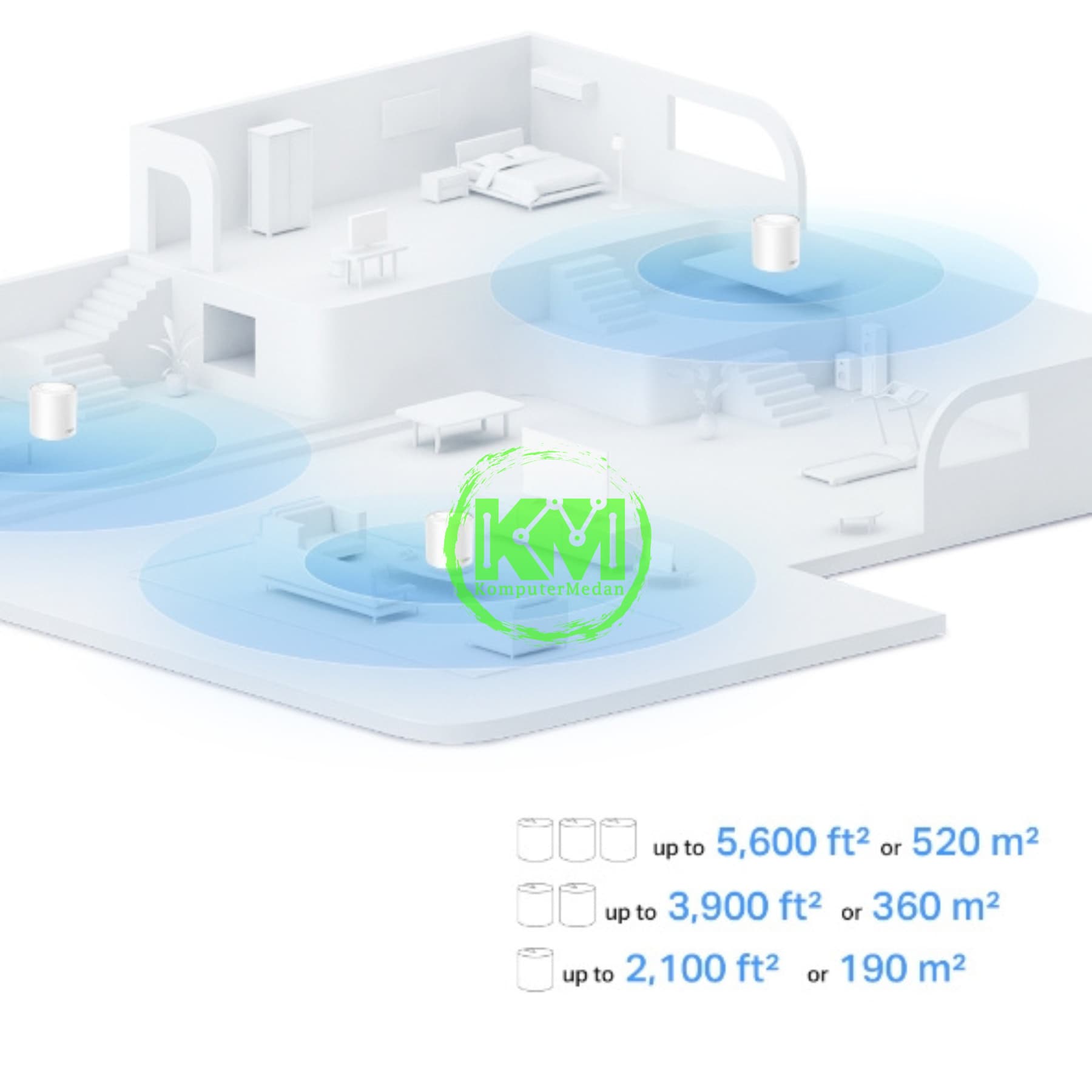 TP-LINK DECO X10 (1-PACK) AX1500 WHOLE HOME MESH Wi-Fi 6 SYSTEM - Image 4