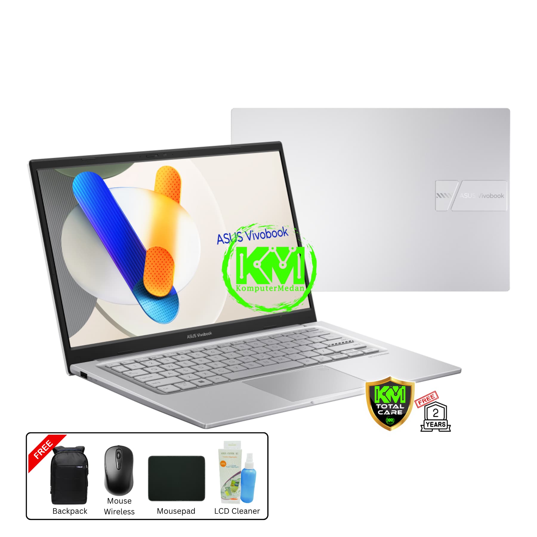 ASUS VIVOBOOK GO 14 E1404FA-VIPS5853M COOL SILVER LAPTOP