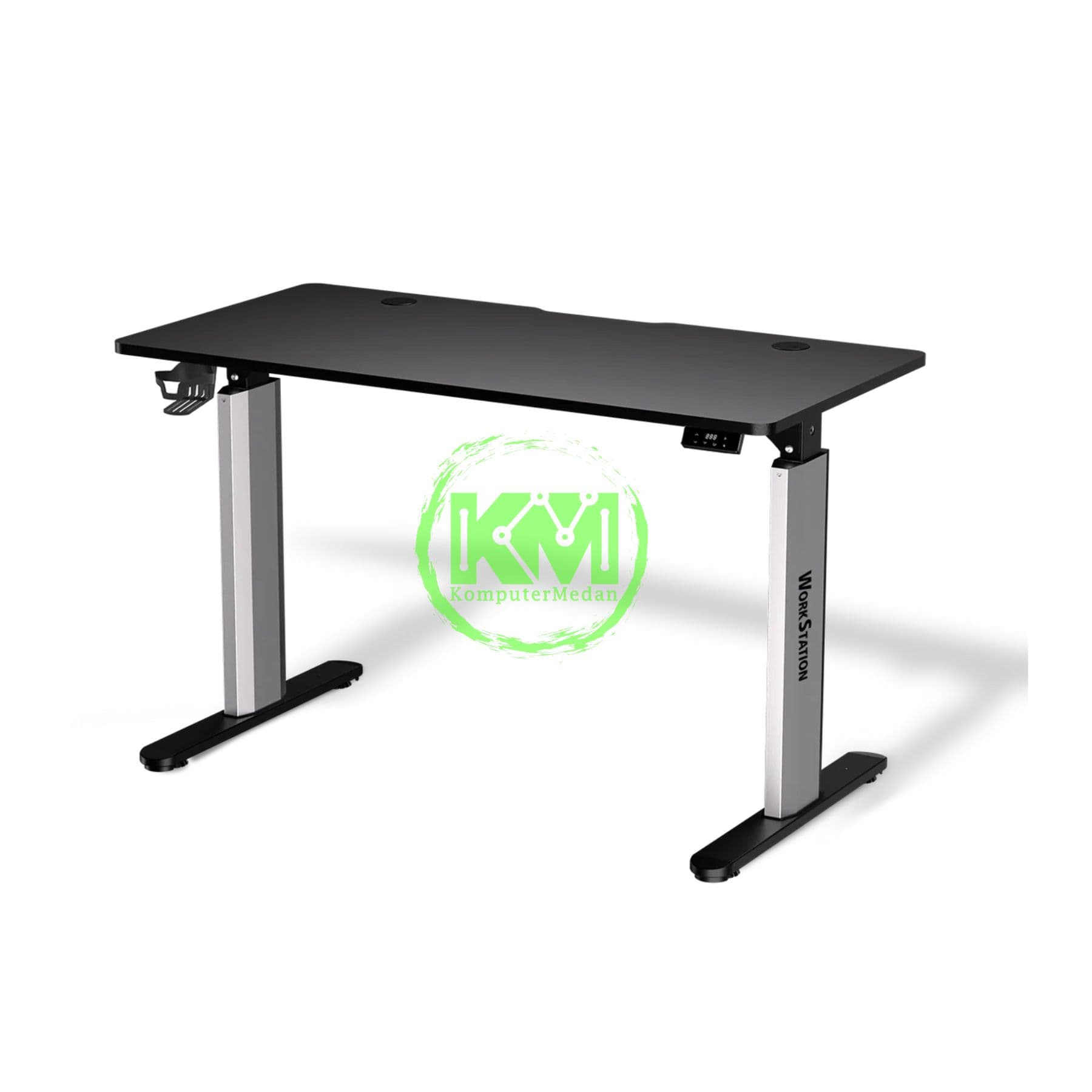 FANTECH WS414 - BLACK - UK 140X70CM, ELECTRIC ADJUSTABLE HEIGHT & MAX LOAD 80KG