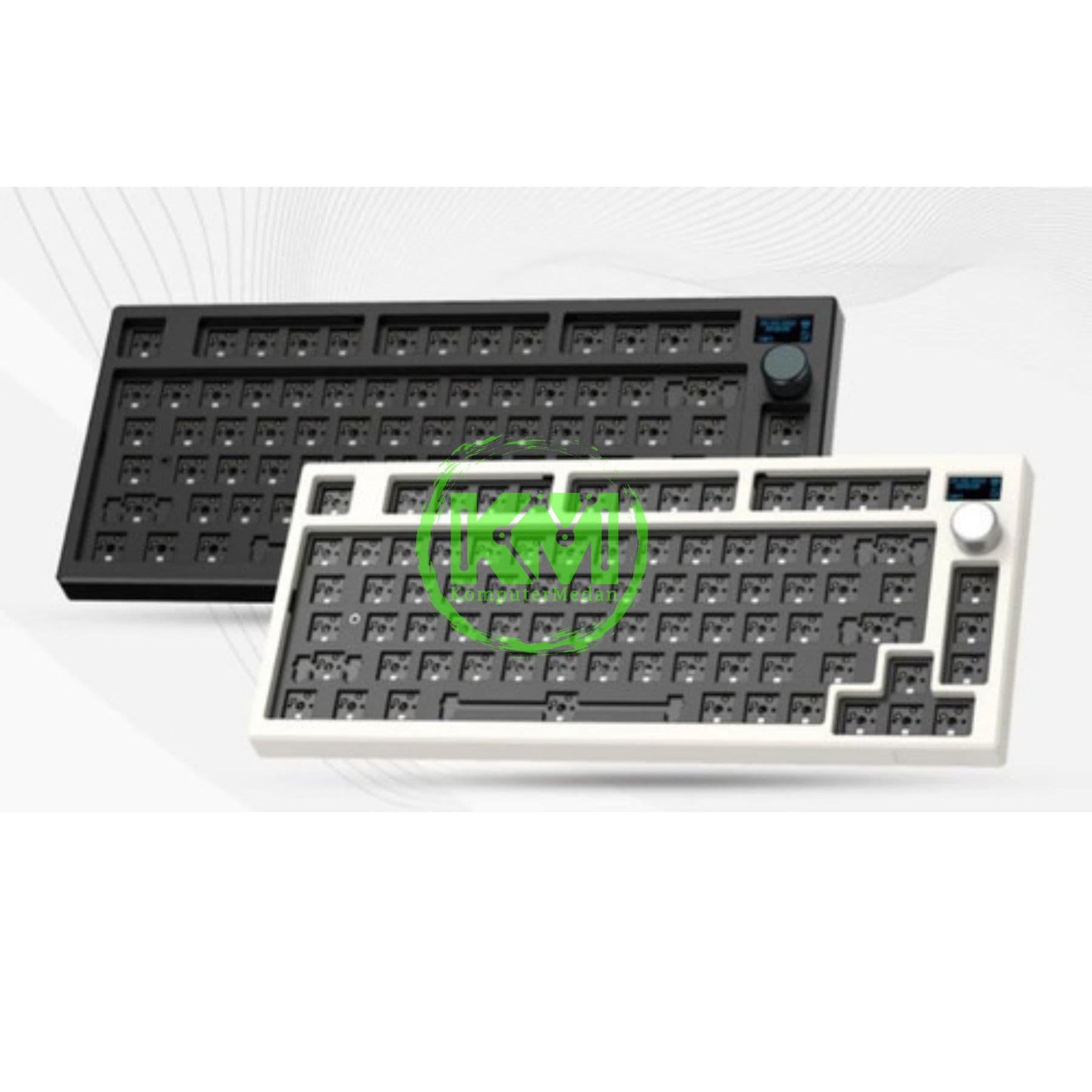 KB MECHANICAL FANTECH MK-910 MAXFIT 81 WIRELESS - BAREBONE (WHITE CASE/BLACK CASE) - Image 1