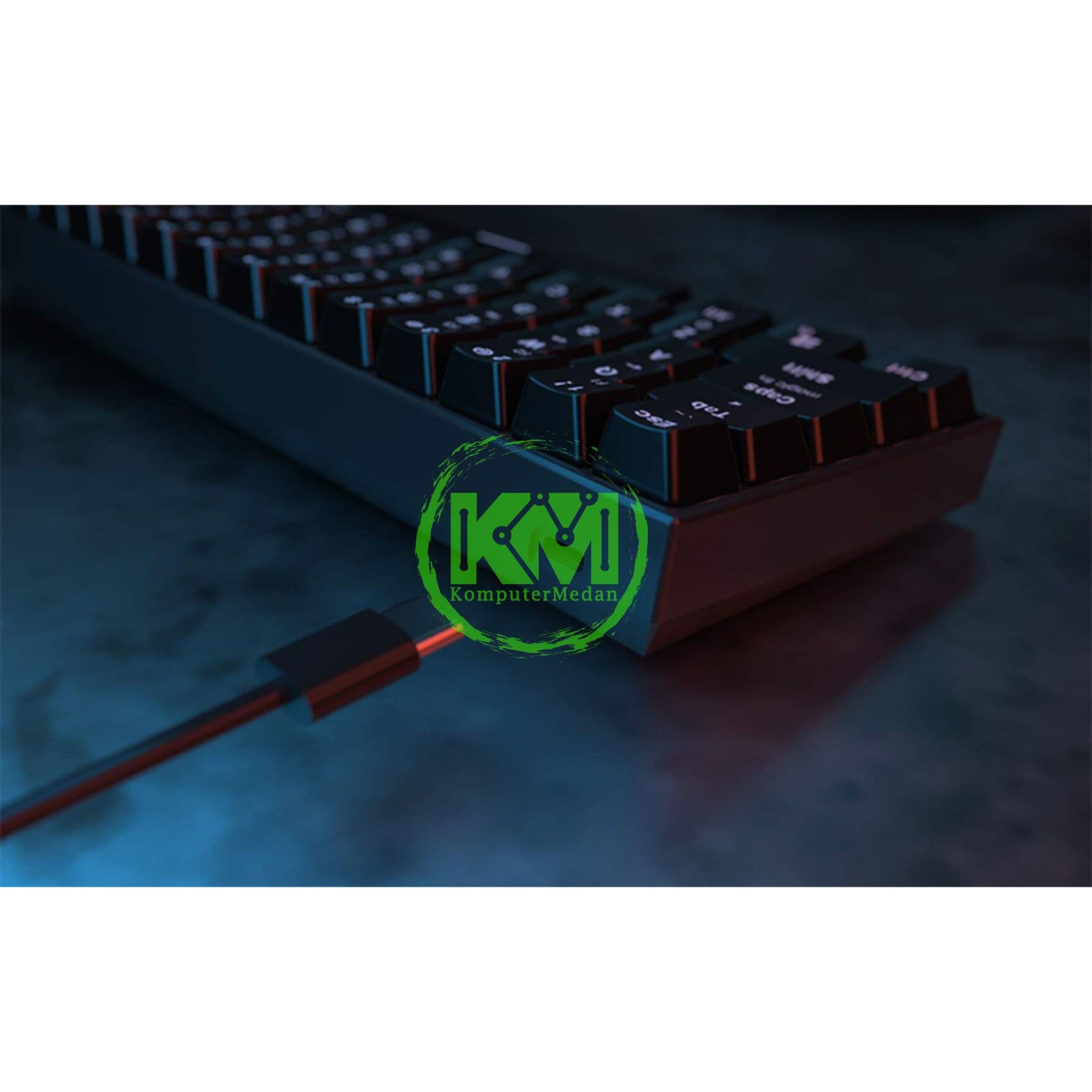 KB MECHANICAL FANTECH MK-857 MAXFIT 61 - BLACK (BLUE SWITCH) - Image 5