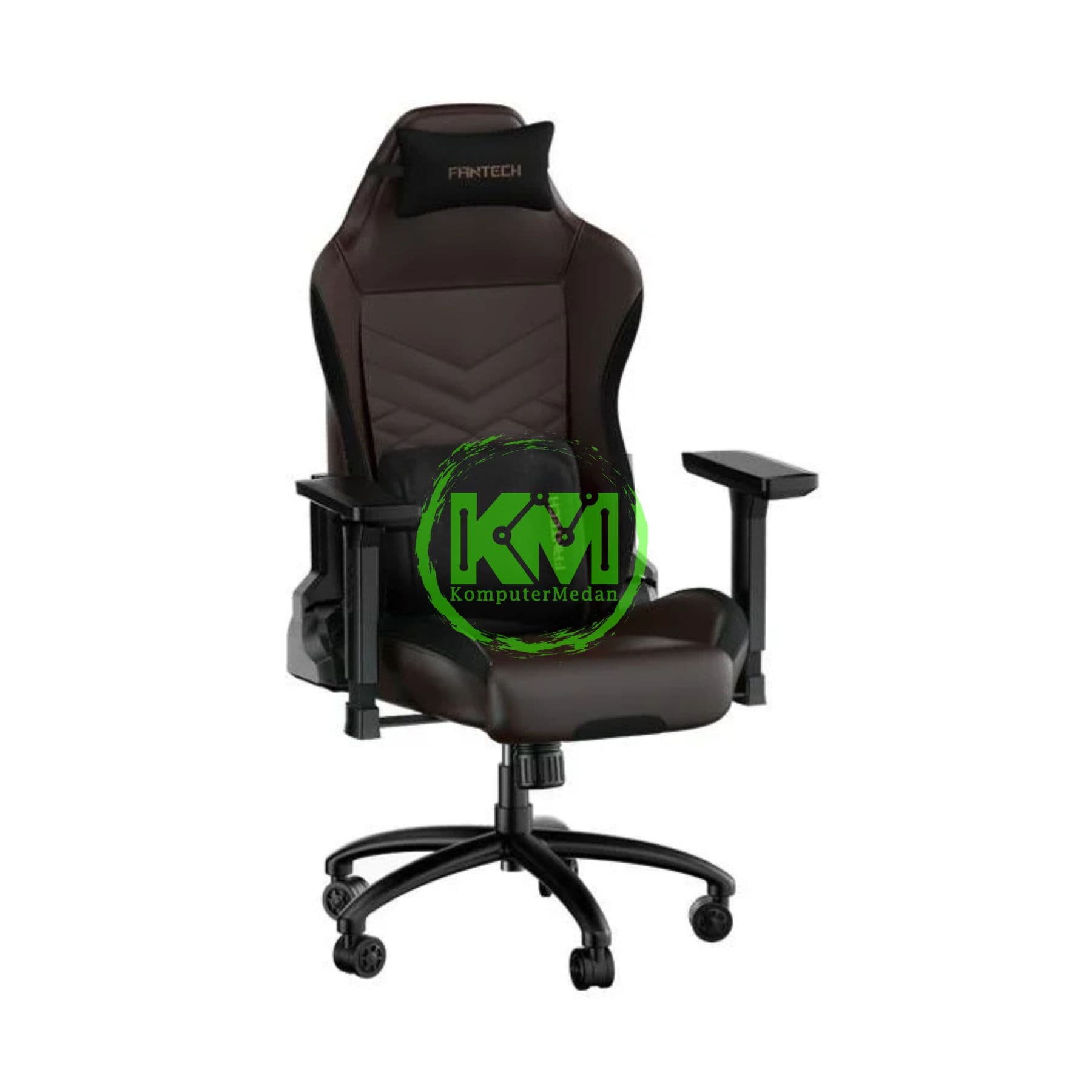 FANTECH GAMING CHAIR - LEDARE GC-192- / UMBER BROWN, PRIMASTITCH GREY & MIDNIGHT BLACK - Image 3