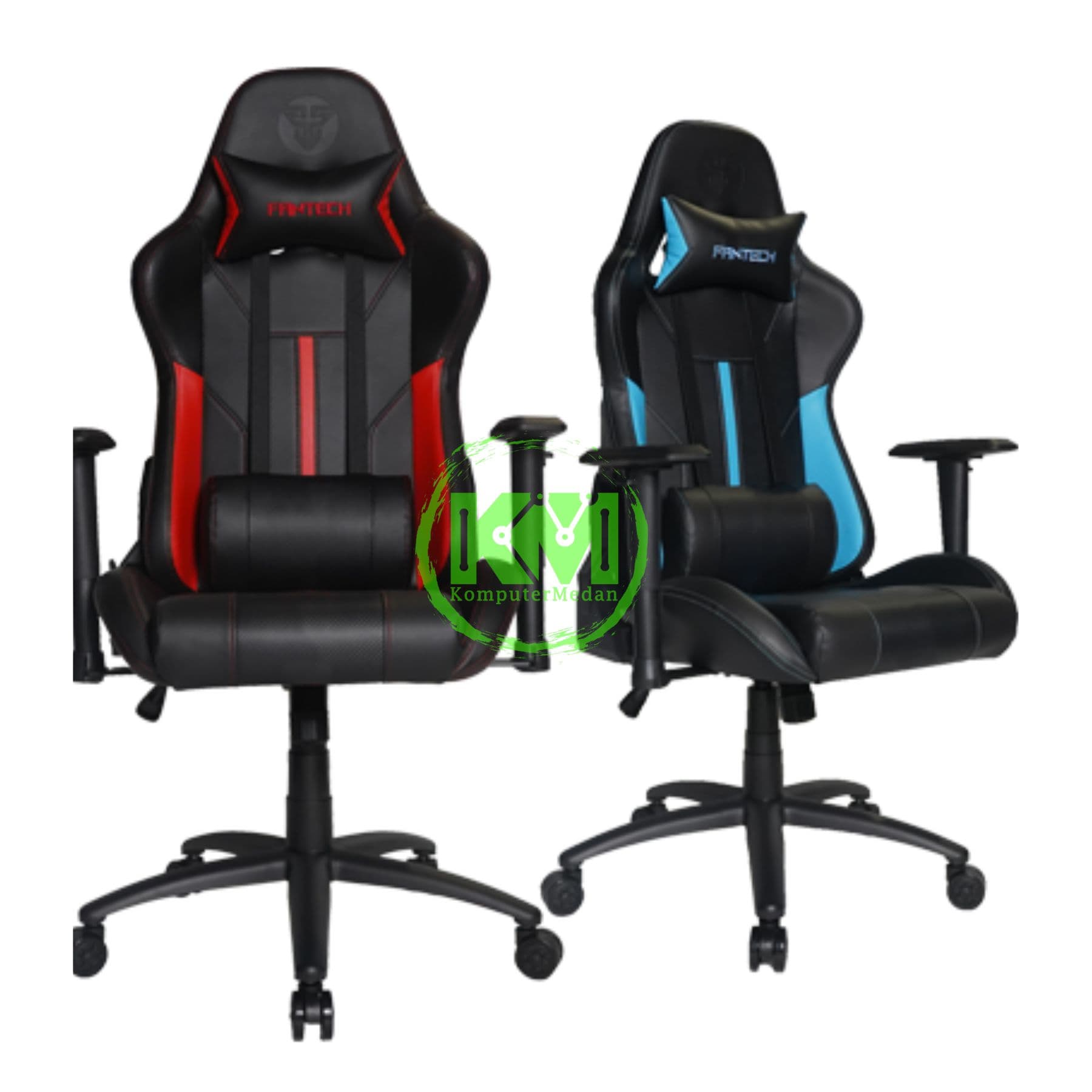 FANTECH GAMING CHAIR - KORSI GC-191 / CRIMSON RED, AZURE BLUE