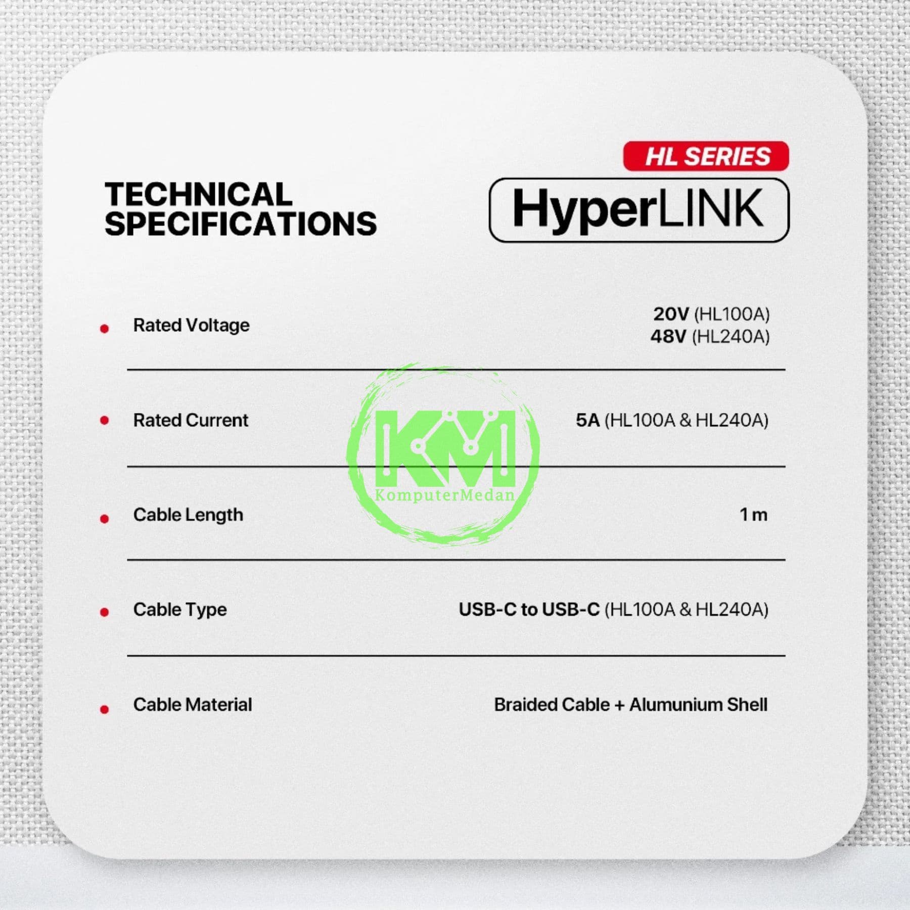 FANTECH HYPERLINK HL240A CABLE - BLACK - Image 6