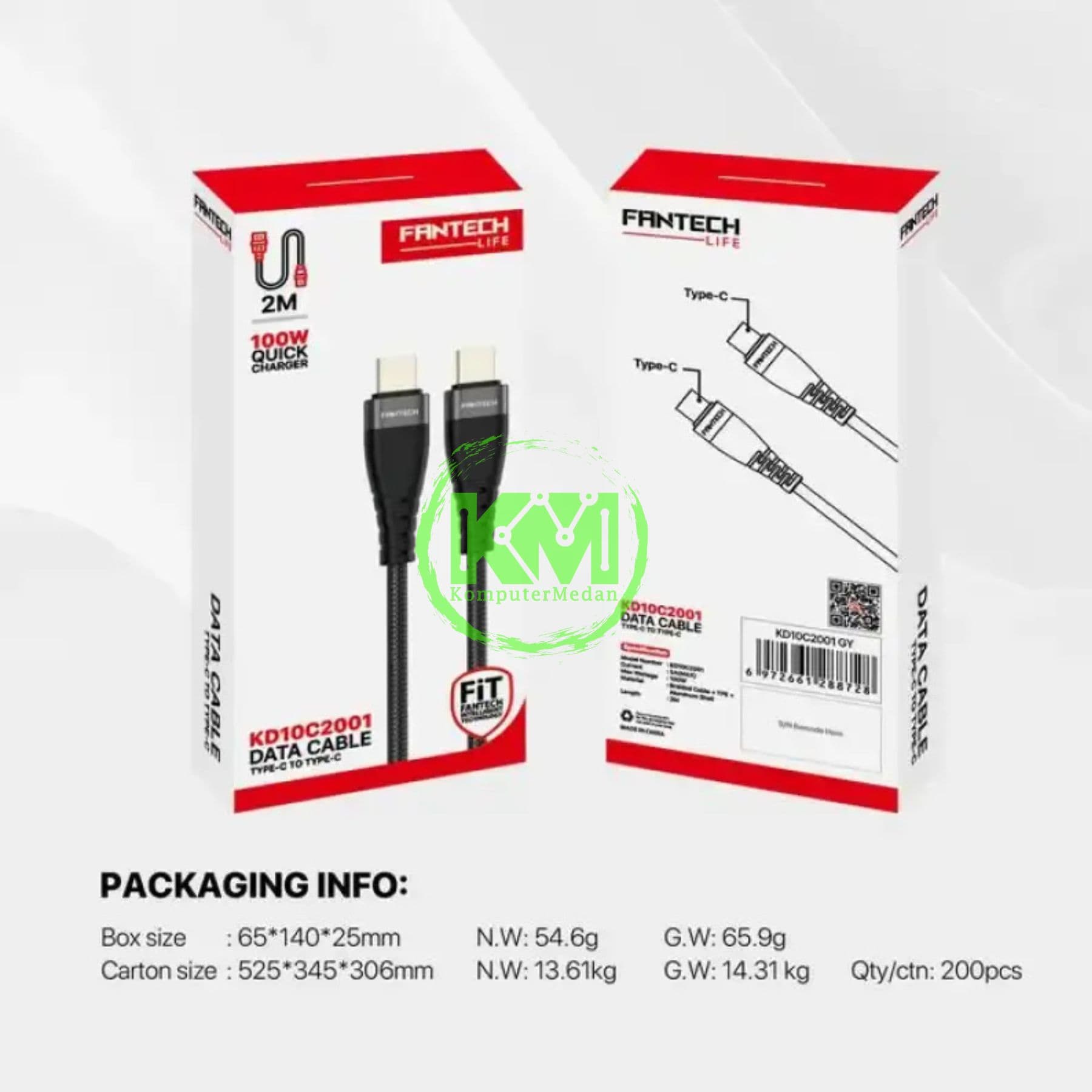 FANTECH HYPERLINK KD10C2001 CABLE - GREY - Image 4