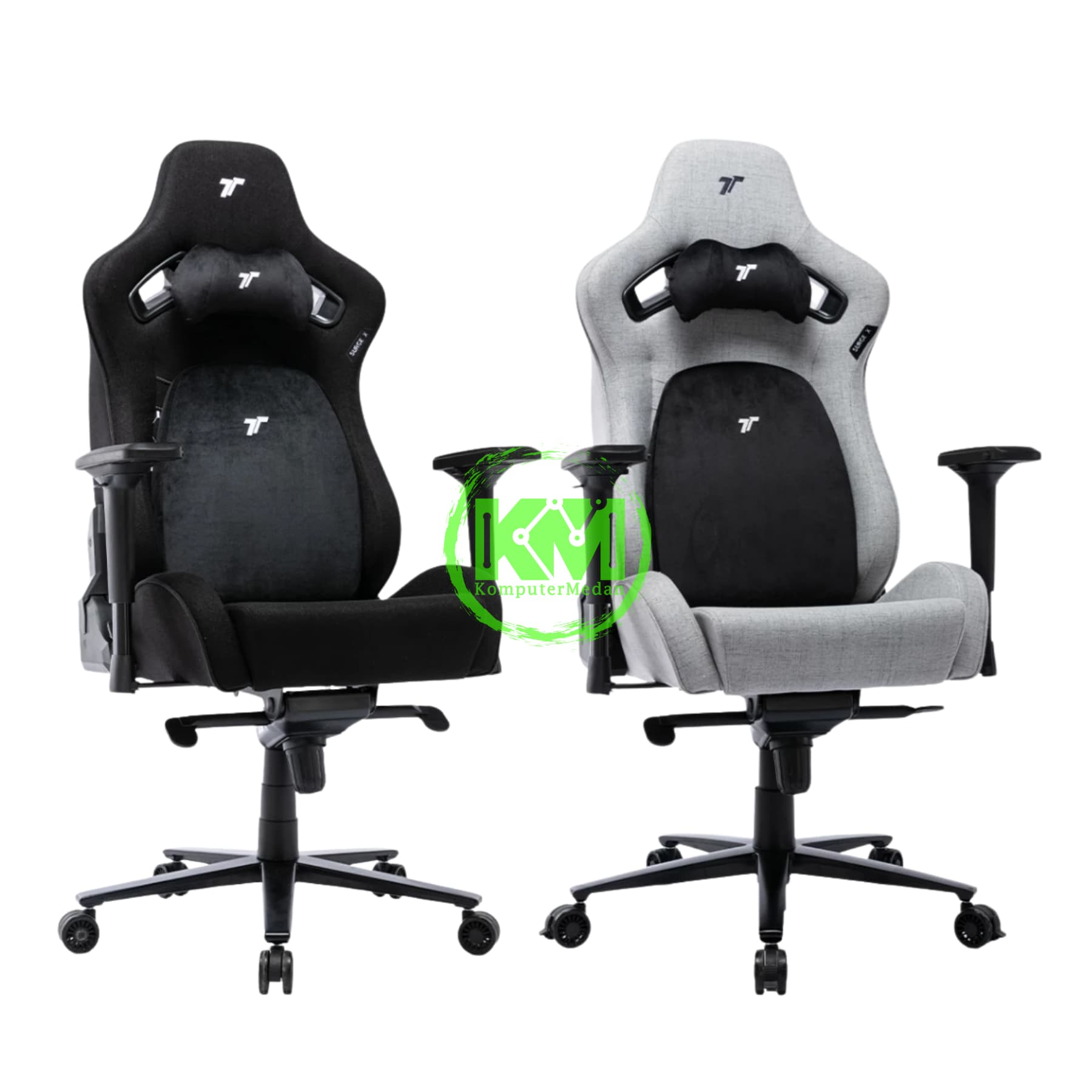 TTRACING SURGE X AIR THREADS FABRIC GAMING CHAIR (DUSK / DAWN)