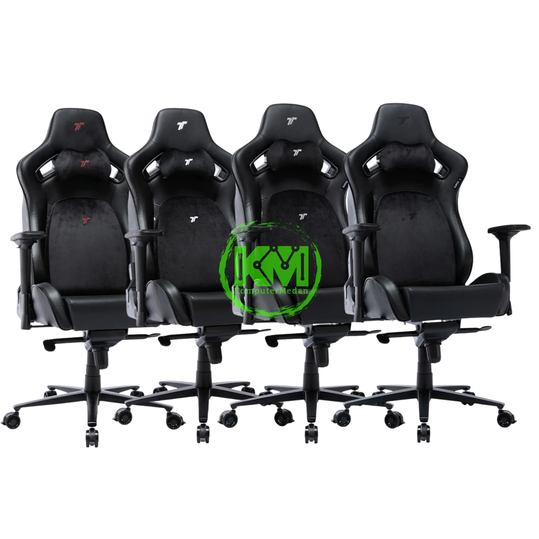 TTRACING SURGE X GAMING CHAIR (RED / BLACK / GREY / STEALTH) - Image 1