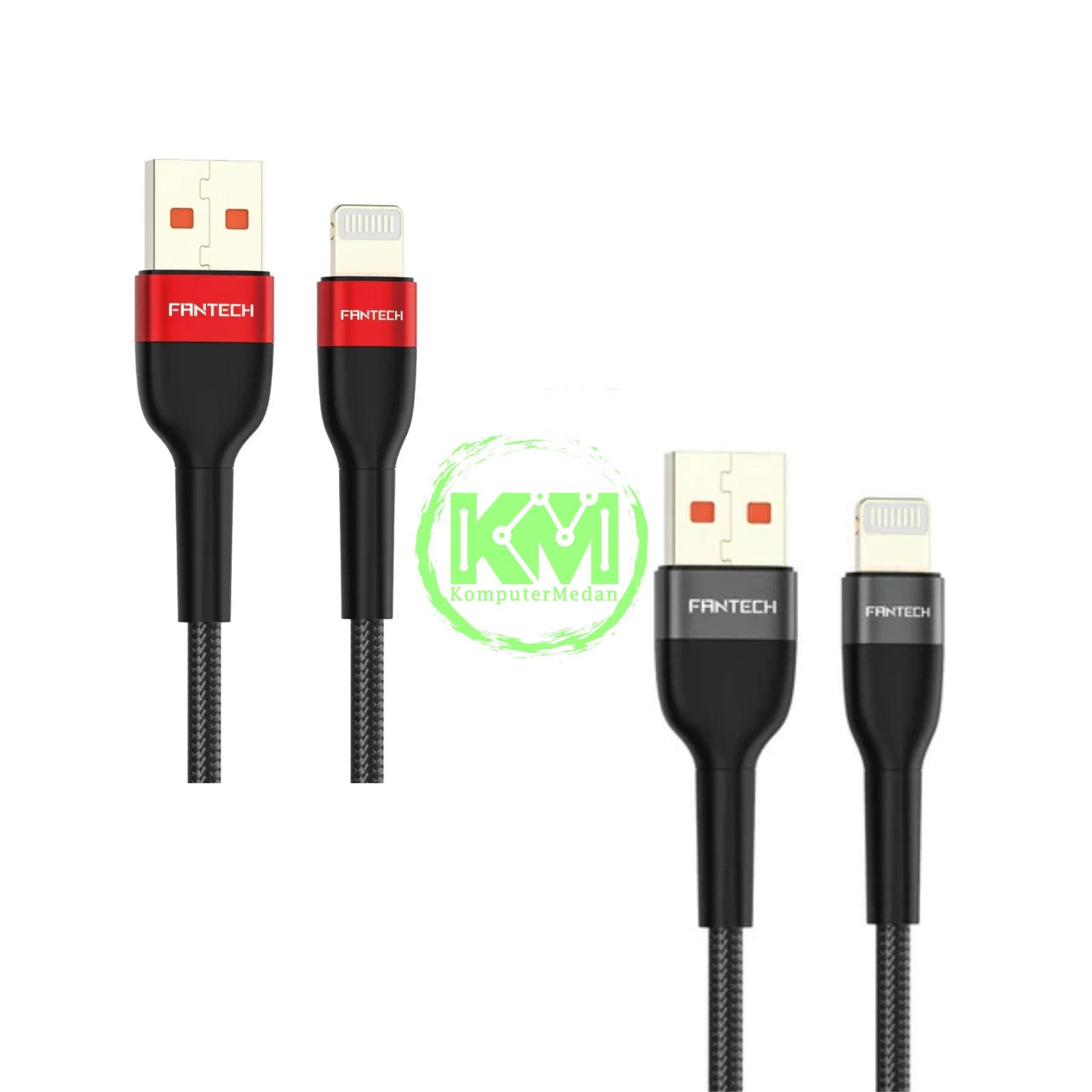 FANTECH DURALINK KLB1201 CABLE - BLACK & RED