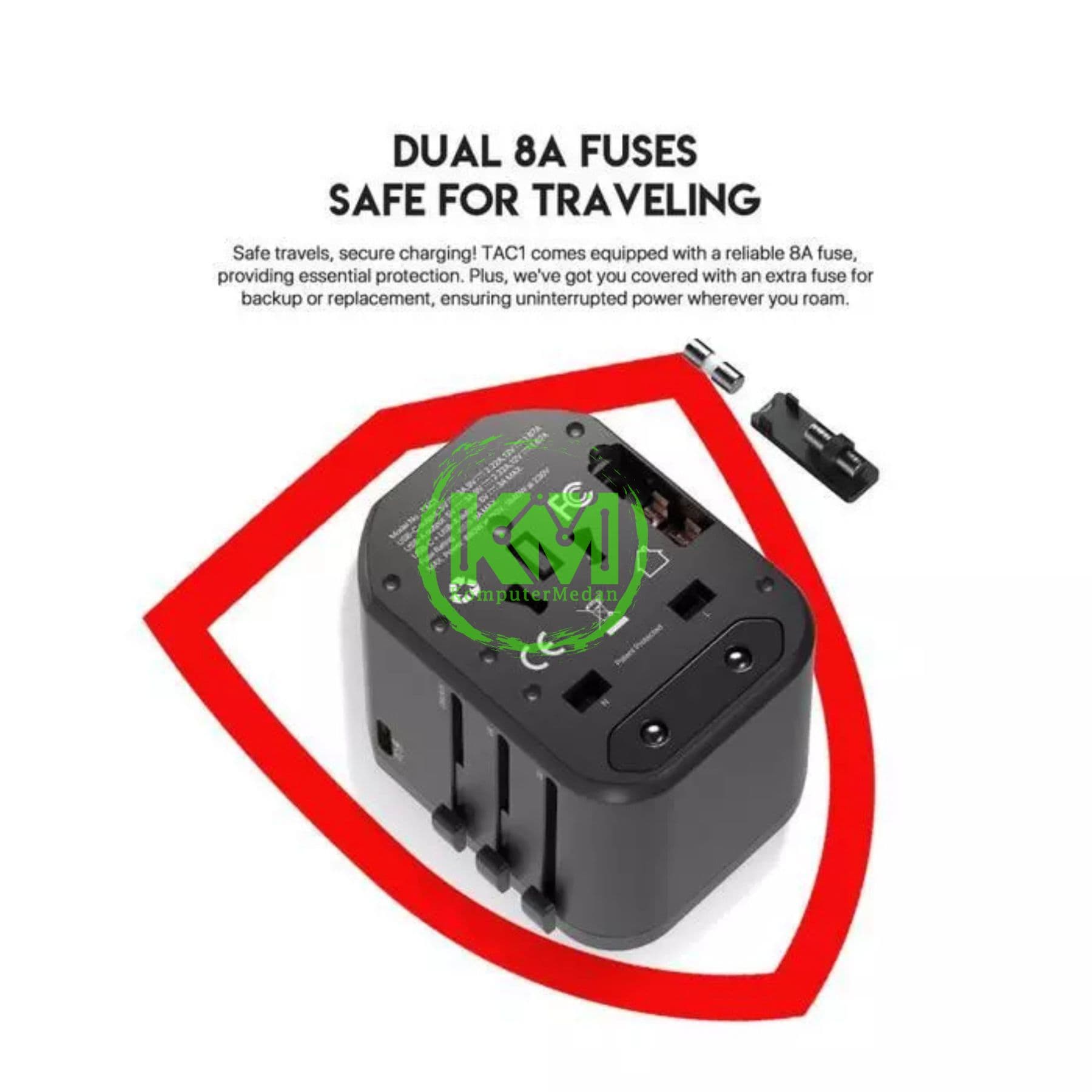 FANTECH POWER CUBE TAC01 TRAVEL ADAPTER - Image 5