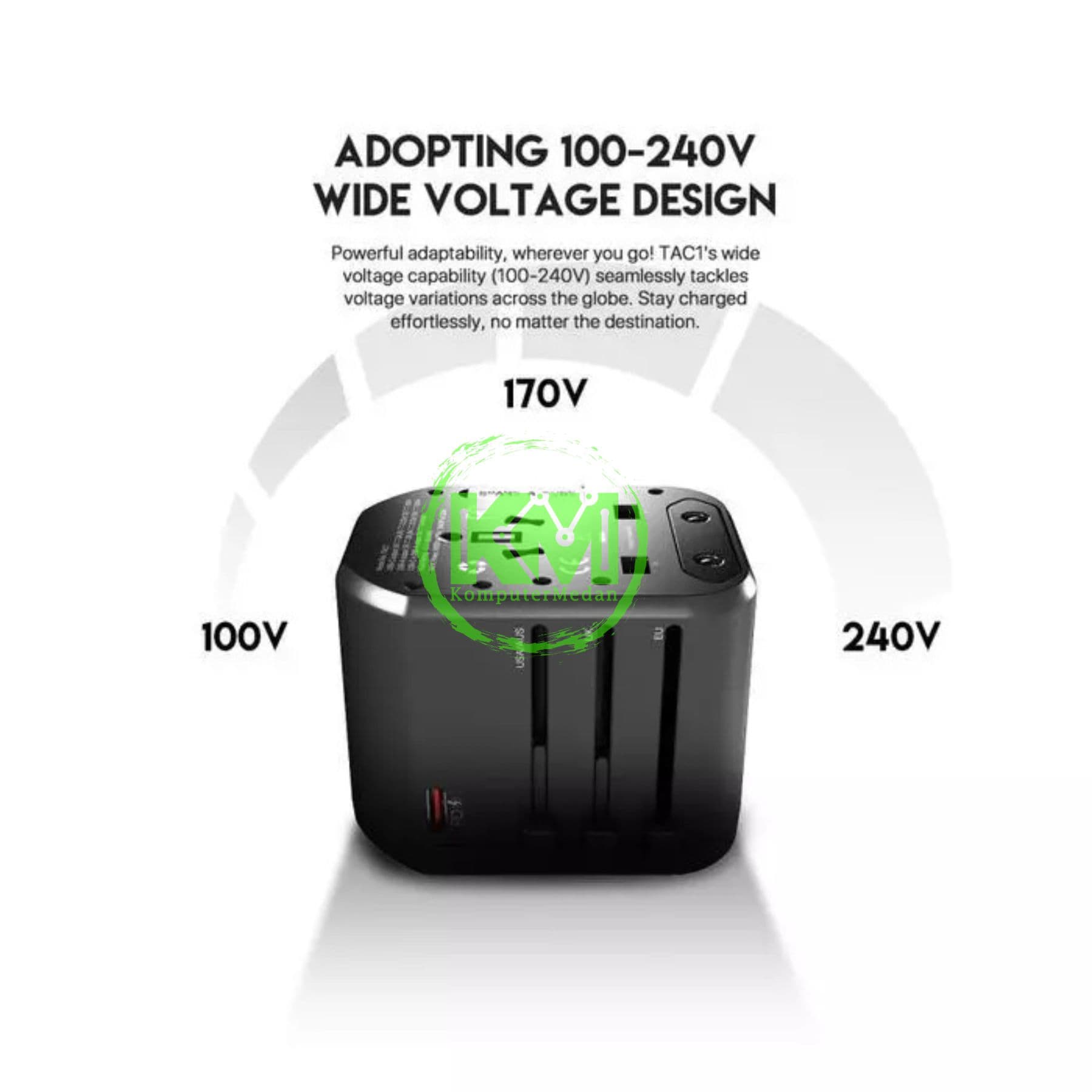 FANTECH POWER CUBE TAC01 TRAVEL ADAPTER - Image 4