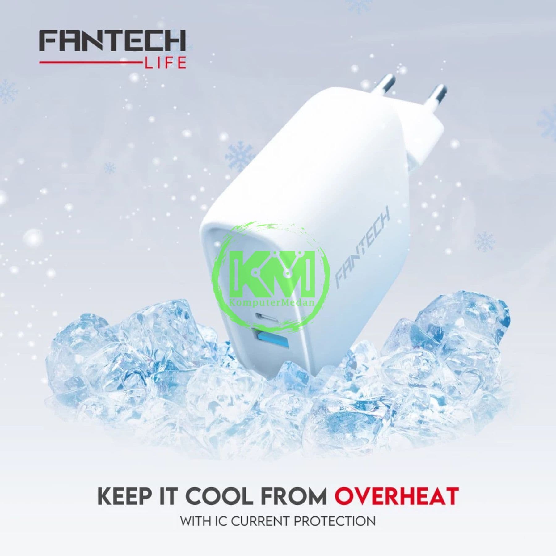 FANTECH CW2-Q02 CHARGER - WHITE - Image 4