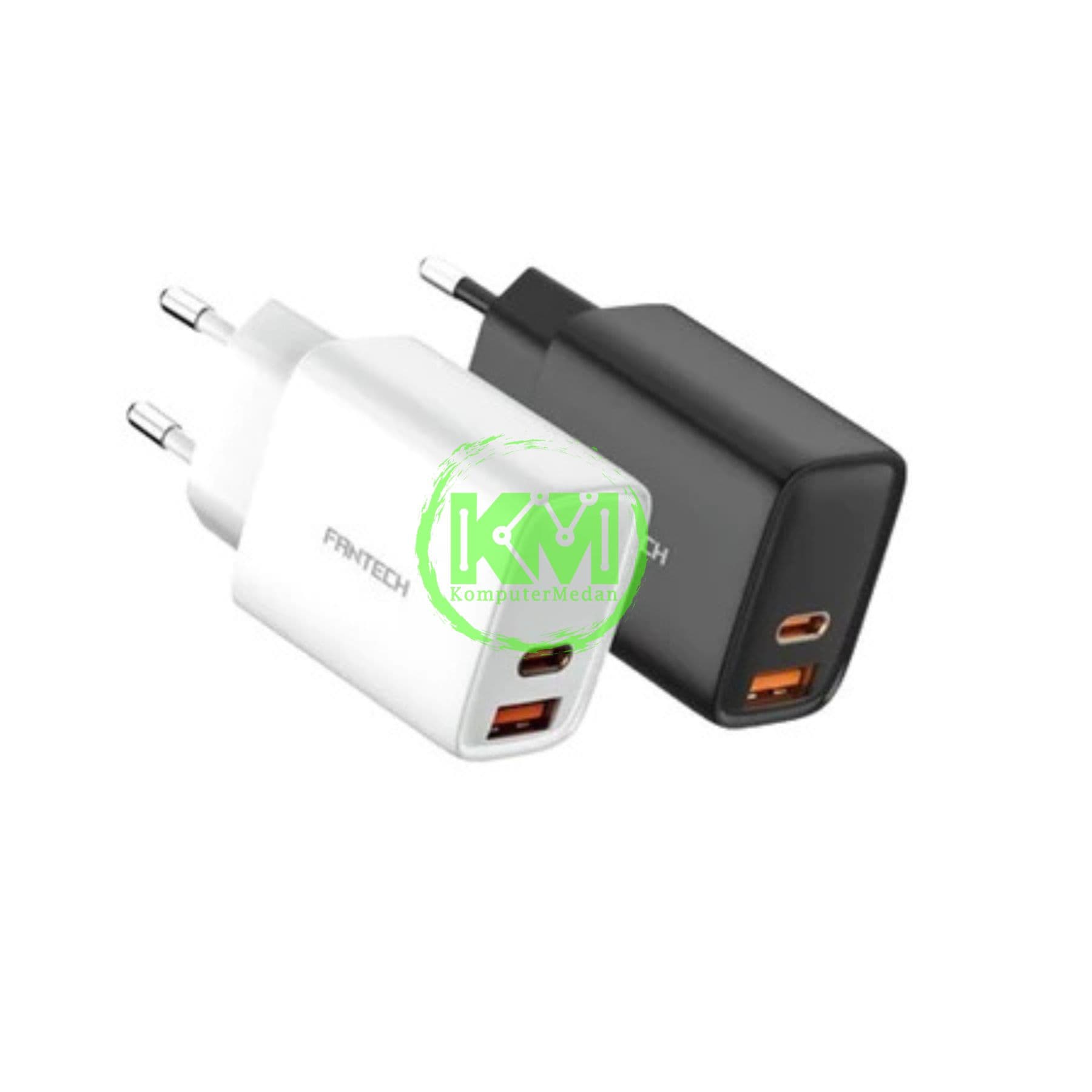 FANTECH POWER PURE CWQD 33201 CHARGER - BLACK & WHITE