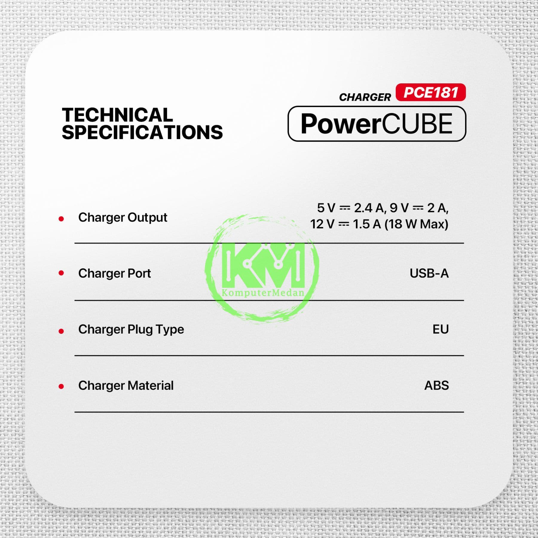 FANTECH POWER CUBE PCE181 CHARGER - WHITE - Image 7