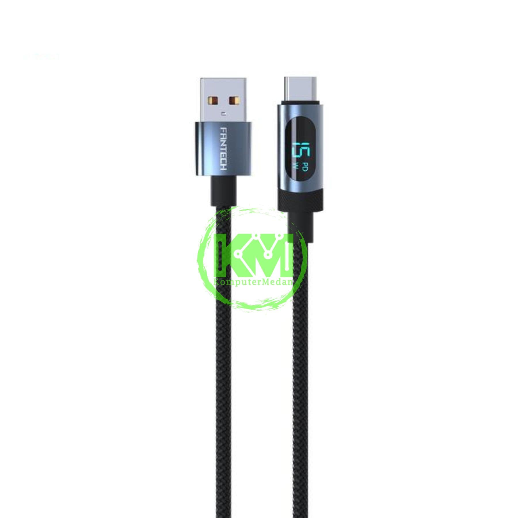 FANTECH DURALINK DL6 AC CABLE - BLACK - Image 1