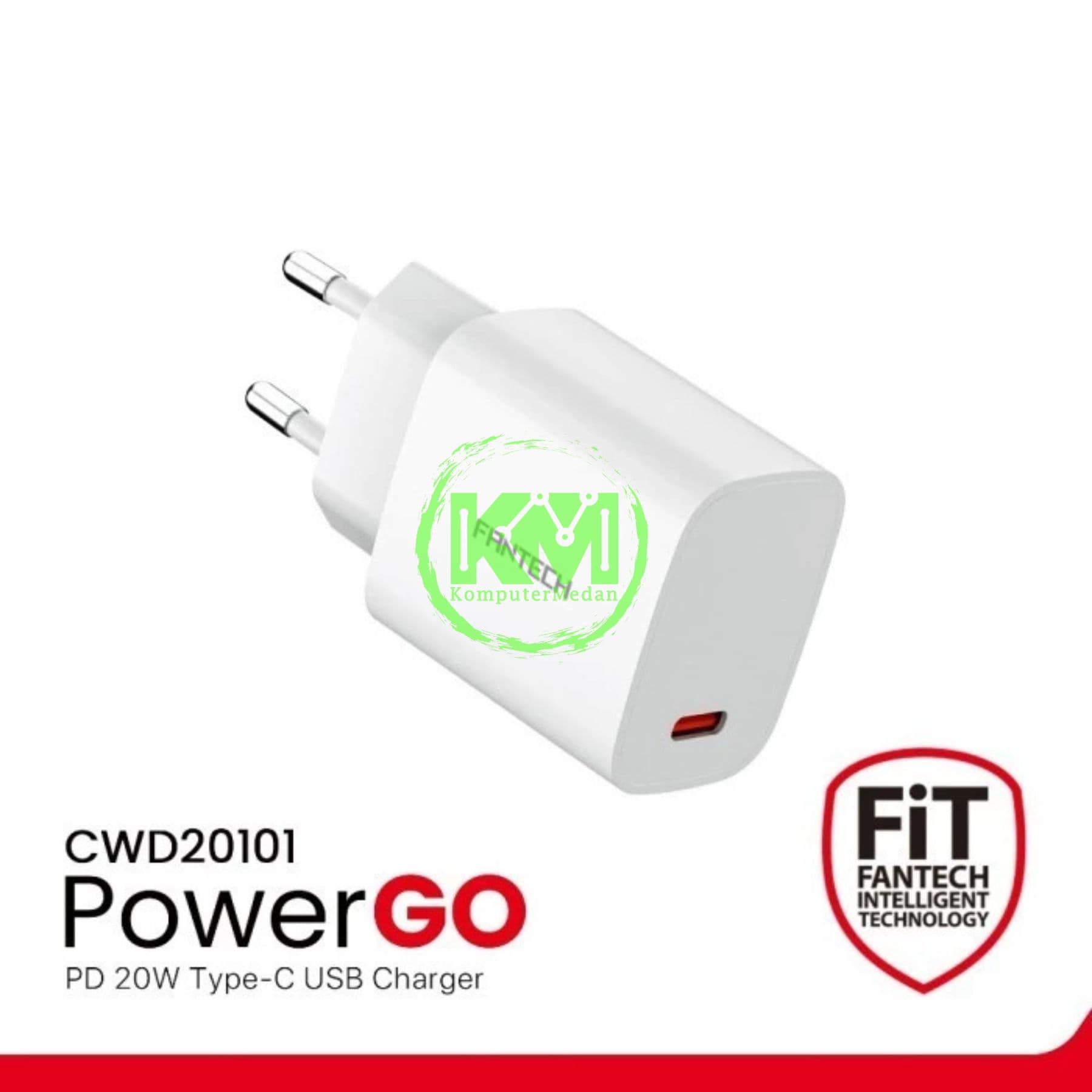 FANTECH POWER GO CWD 20101 CHARGER - BLACK & WHITE - Image 3