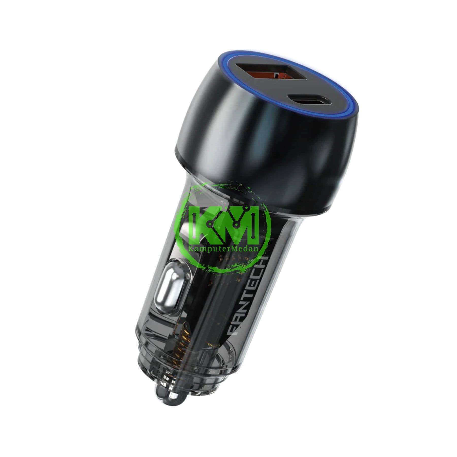 FANTECH POWER MOVE PME302 CAR CHARGER (SUPER FAST CHARGING) - BLACK - Image 1