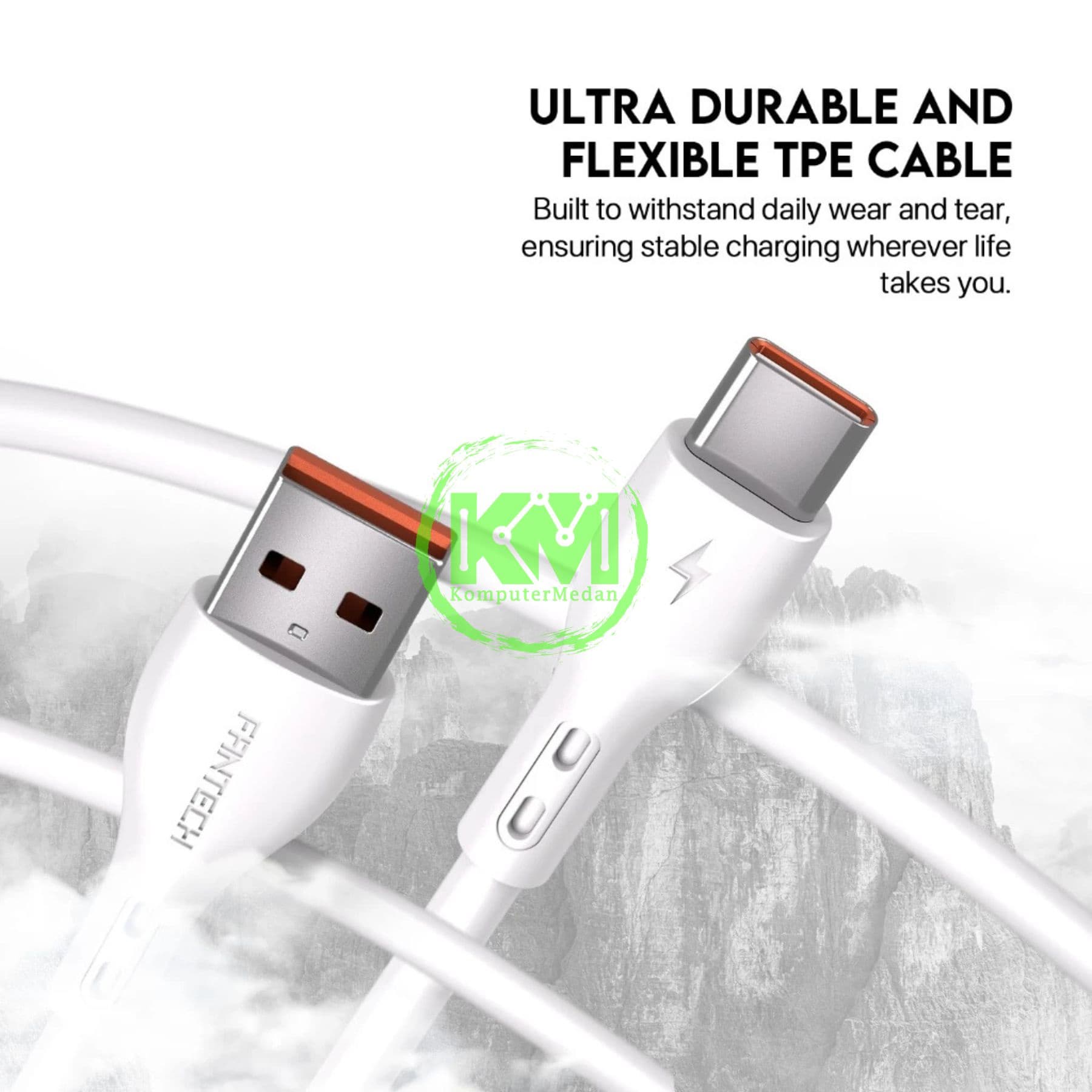 FANTECH POWER KIT C201C CHARGER - WHITE - Image 4