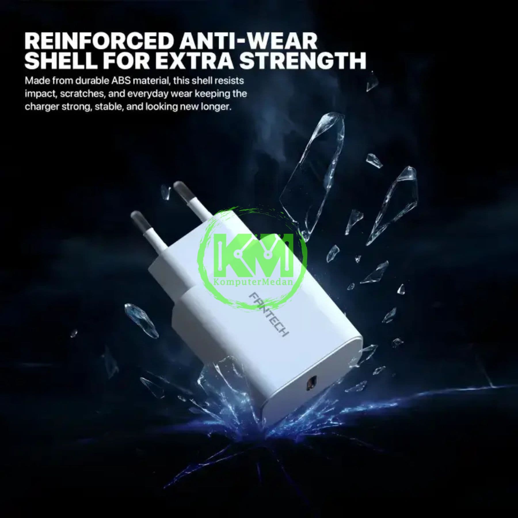 FANTECH POWER CUBE PCE201 CHARGER - WHITE - Image 3