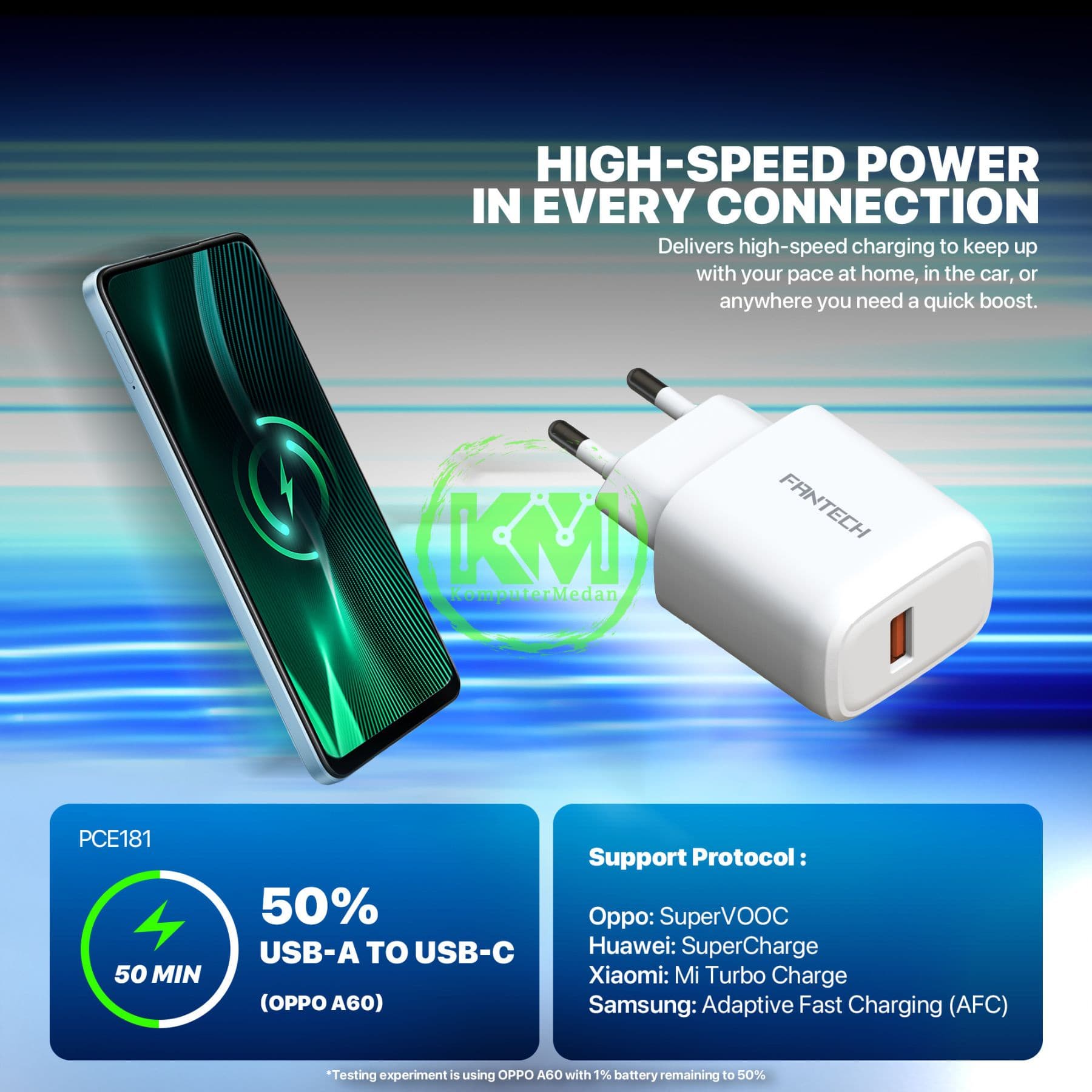 FANTECH POWER CUBE PCE181 CHARGER - WHITE - Image 2