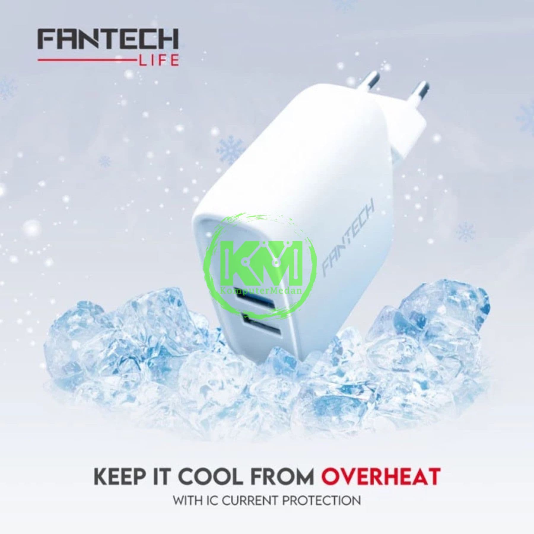 FANTECH CW2-Q01 CHARGER - WHITE - Image 4
