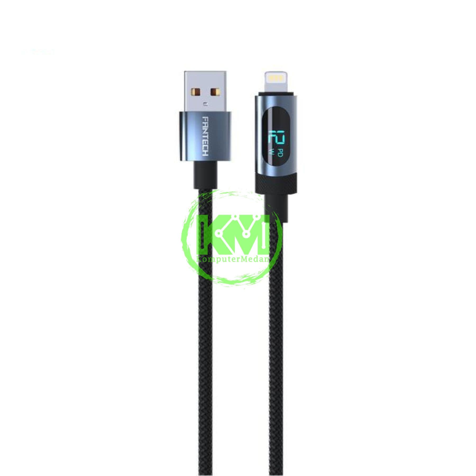 FANTECH DURALINK DL6 AL CABLE - BLACK - Image 1