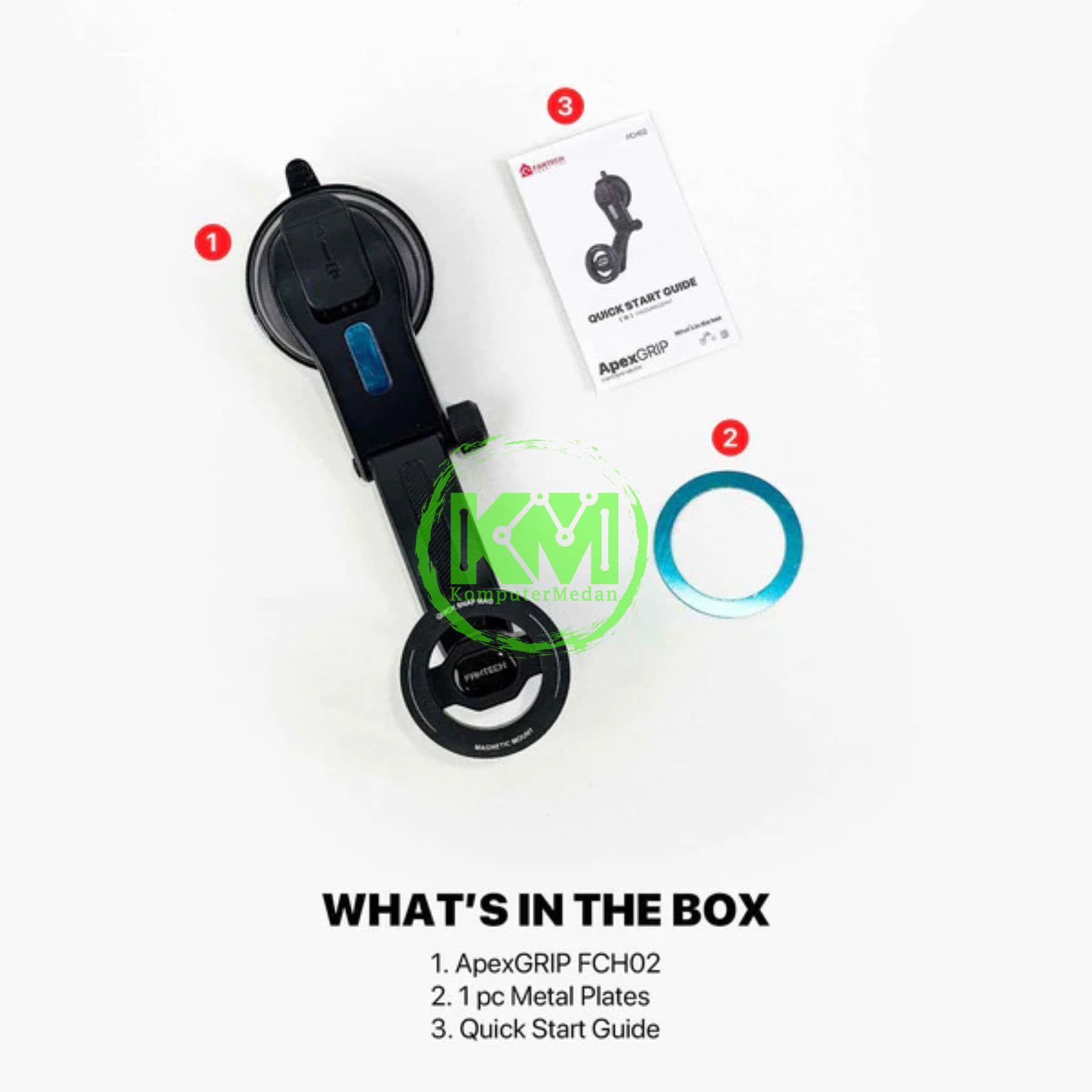 FANTECH CAR PHONE HOLDER FCH02 PHONE ACCESORIES - BLACK - Image 5