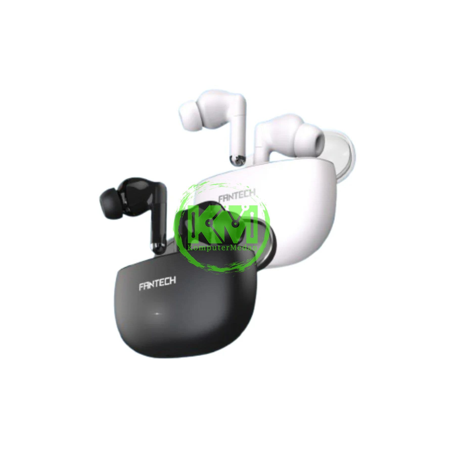 FANTECH WAVE TW15 TRUE WIRELESS - BLACK & WHITE