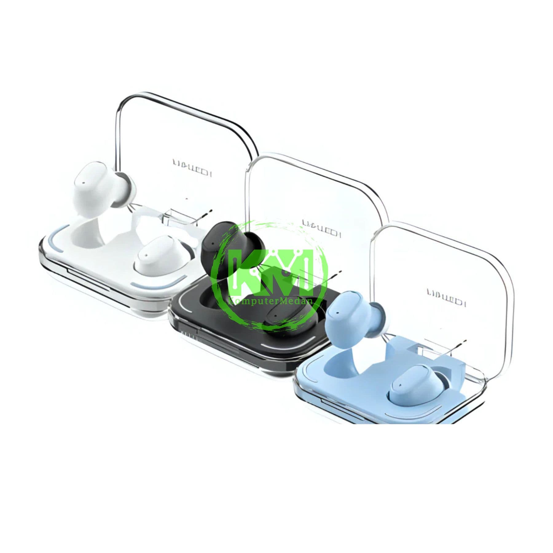 FANTECH WAVE12 TW12 TRUE WIRELESS - BLACK, BLUE & WHITE - Image 1
