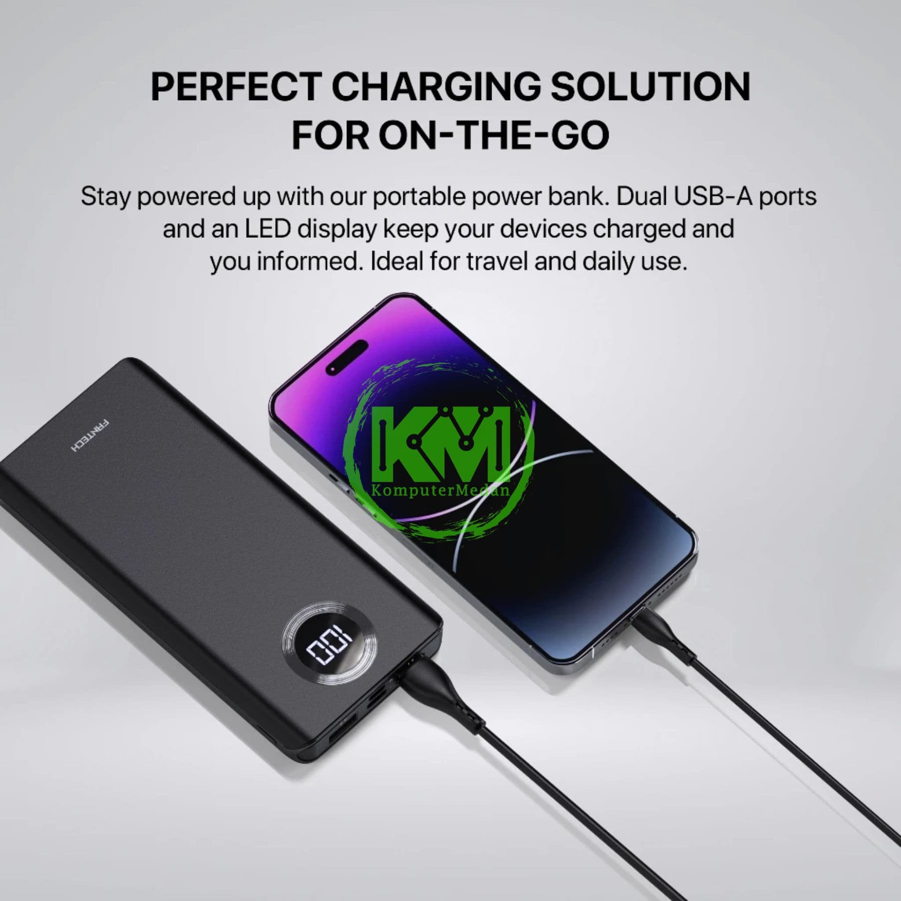 FANTECH POWER PACK S2 POWERBANK - BLACK & WHITE - Image 6