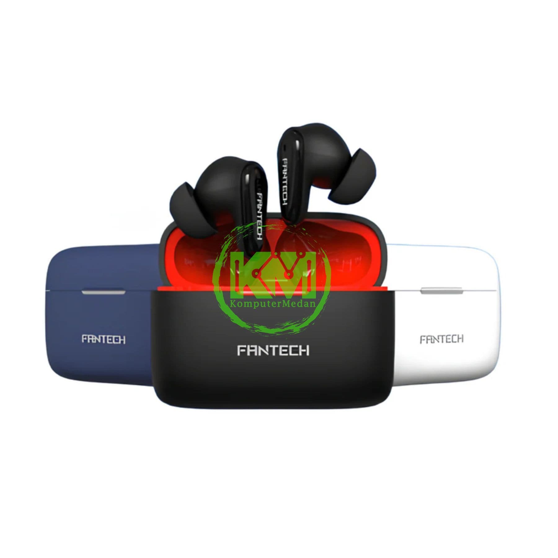 FANTECH WAVE13 TW13 TRUE WIRELESS - BLACK, BLUE & WHITE