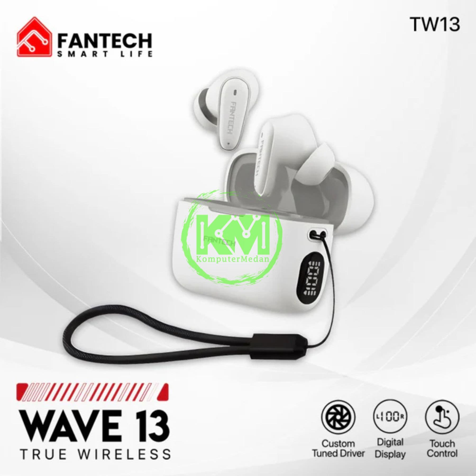 FANTECH WAVE13 TW13 TRUE WIRELESS - BLACK, BLUE & WHITE - Image 7