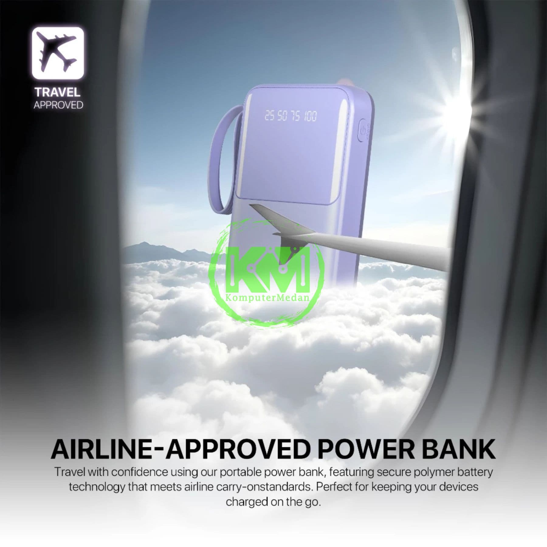 FANTECH POWER PACK S3 POWERBANK - BLACK, BLUE, PURPLE & WHITE - Image 6