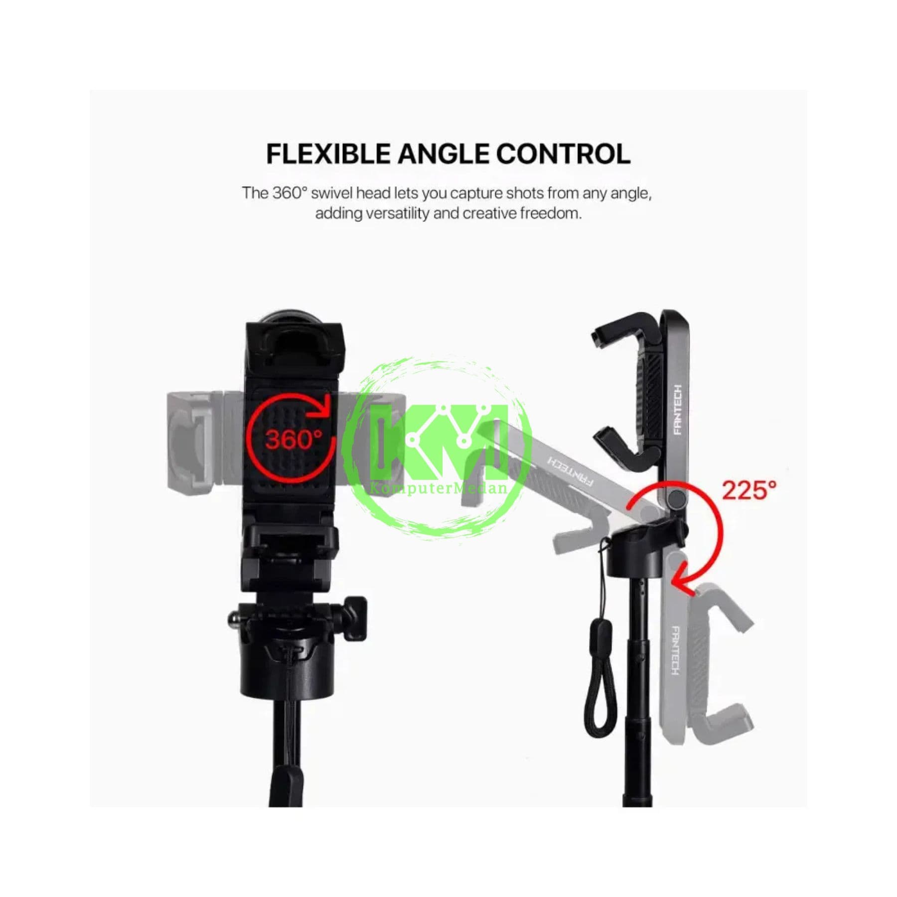 FANTECH MINI QUADRIPOD SELFIE STICK, SS141 - Image 2