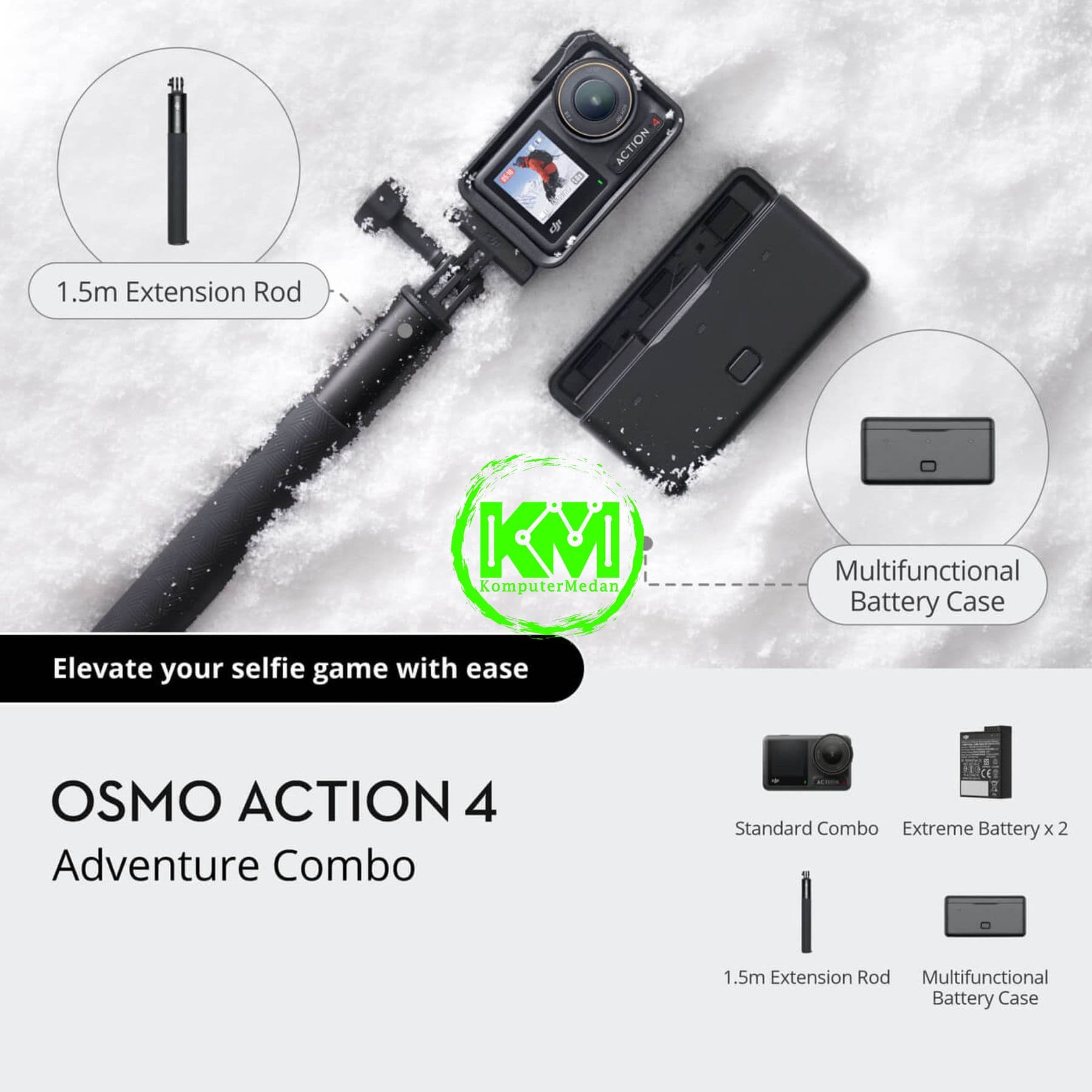 DJI OSMO ACTION 4 ADVENTURE COMBO 8100147081 - Image 7