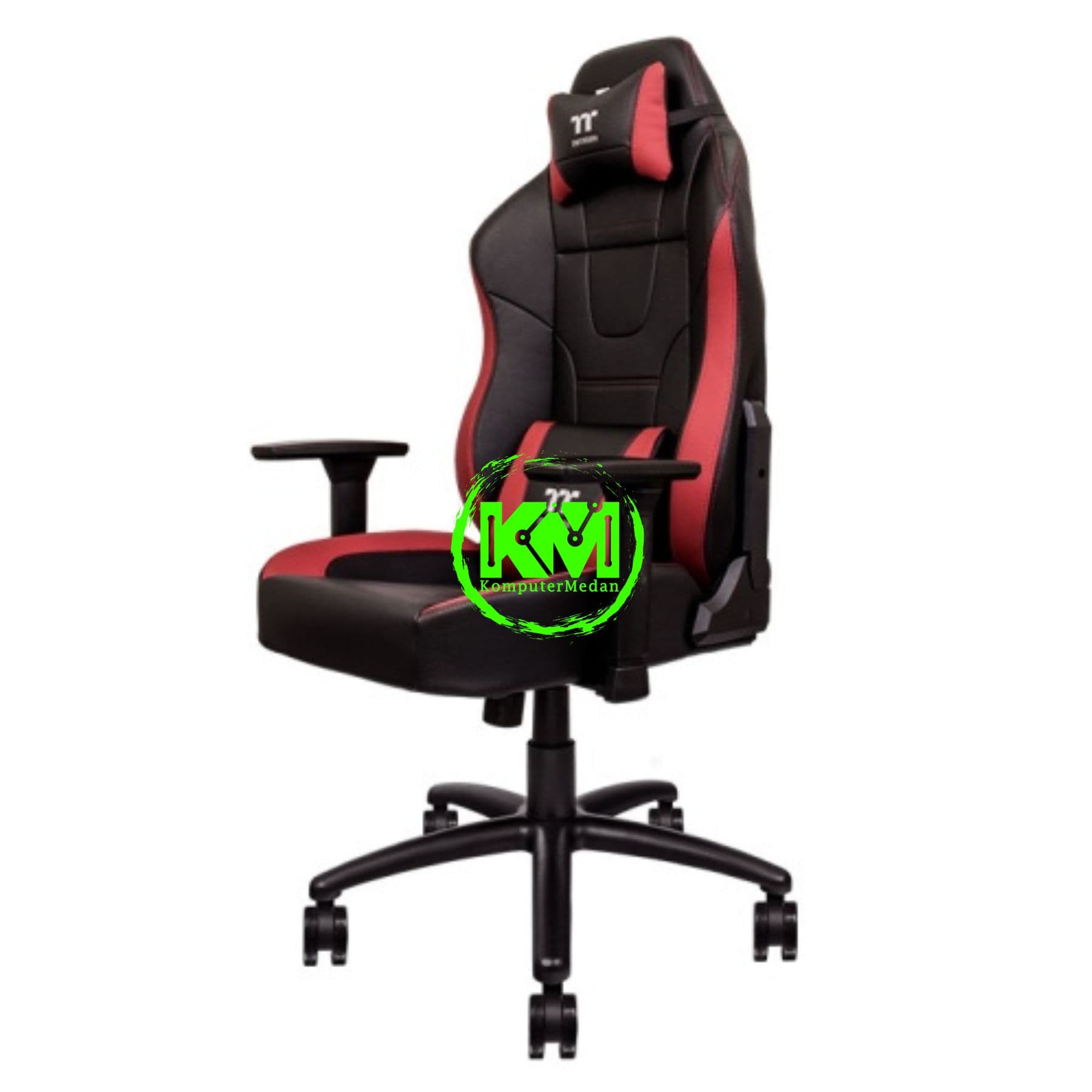 THERMALTAKE GAMING CHAIR U COMFORT - BLACK RED - Image 3