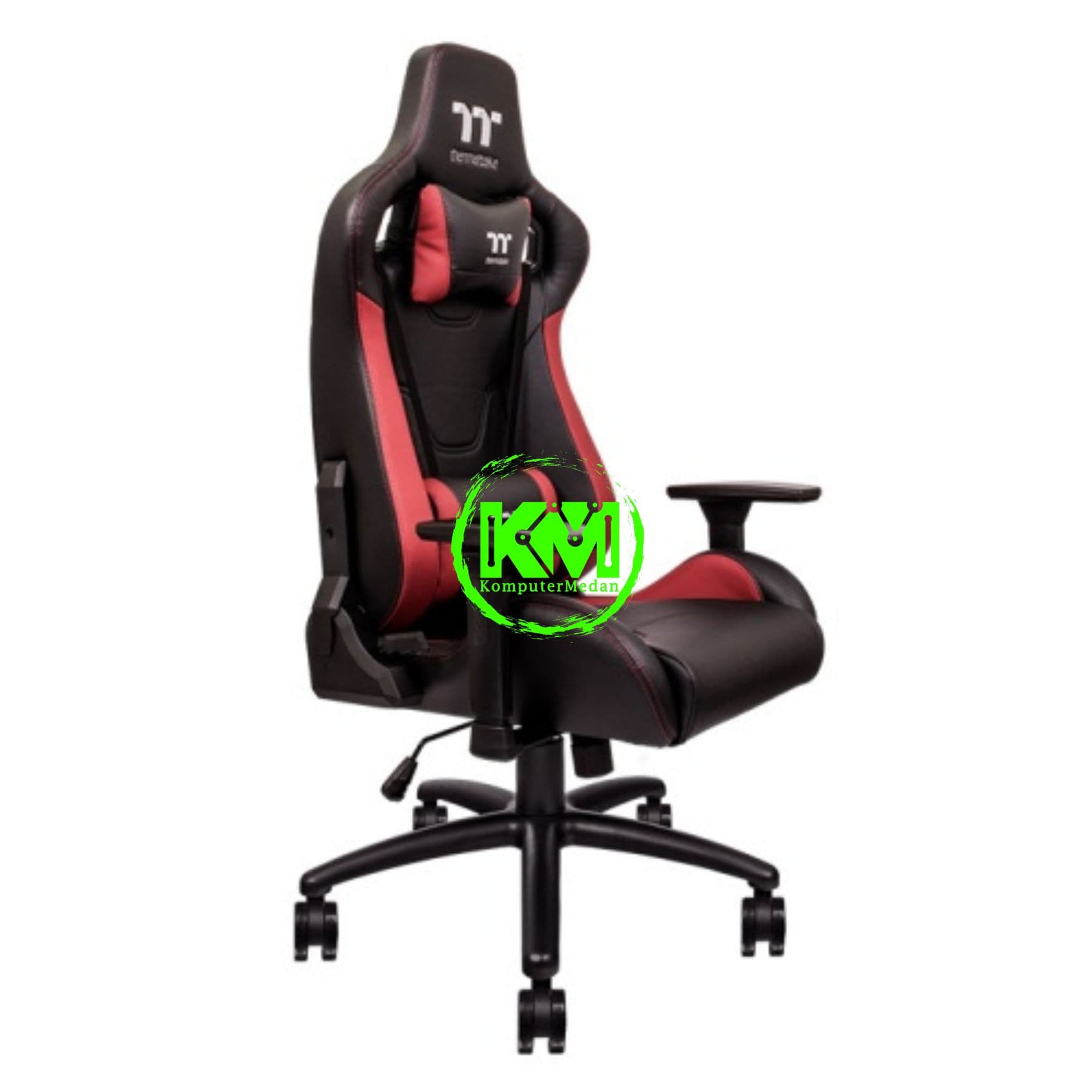 THERMALTAKE GAMING CHAIR U FIT - BLACK RED - Image 2