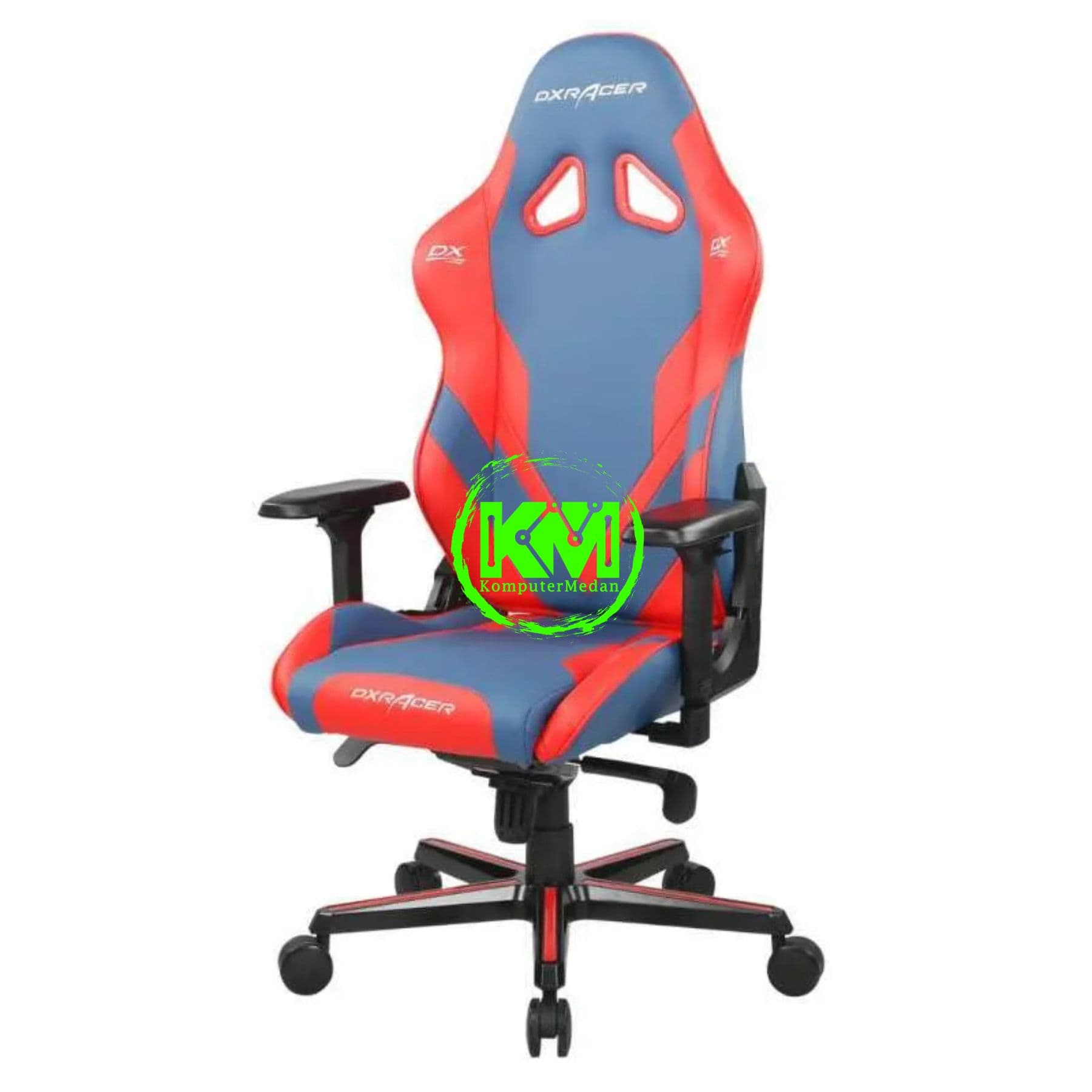 DXRACER GAMING CHAIR GC-G001-BR-B2-423 (BLUE RED) - Image 3