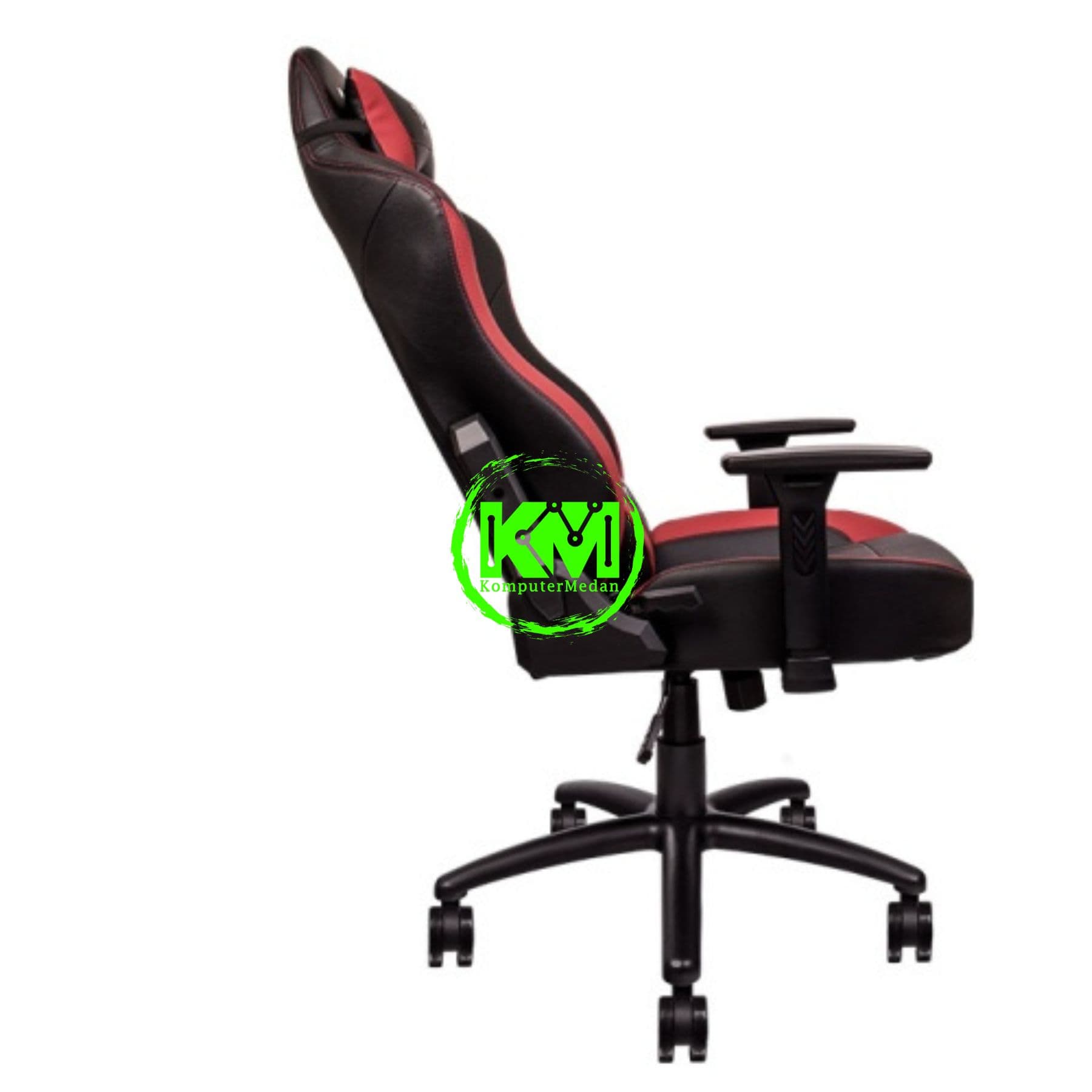 THERMALTAKE GAMING CHAIR U COMFORT - BLACK RED - Image 4