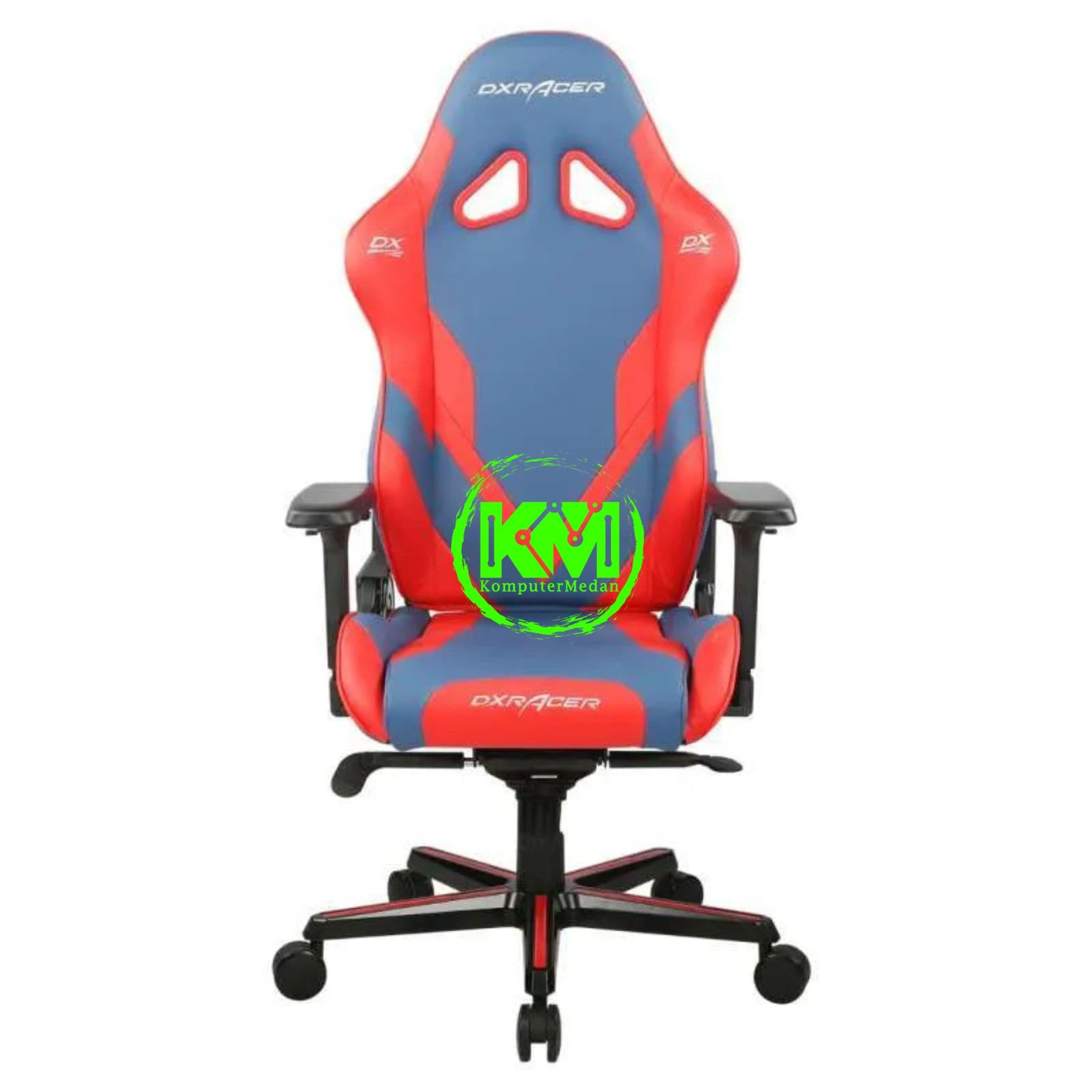 DXRACER GAMING CHAIR GC-G001-BR-B2-423 (BLUE RED) - Image 2