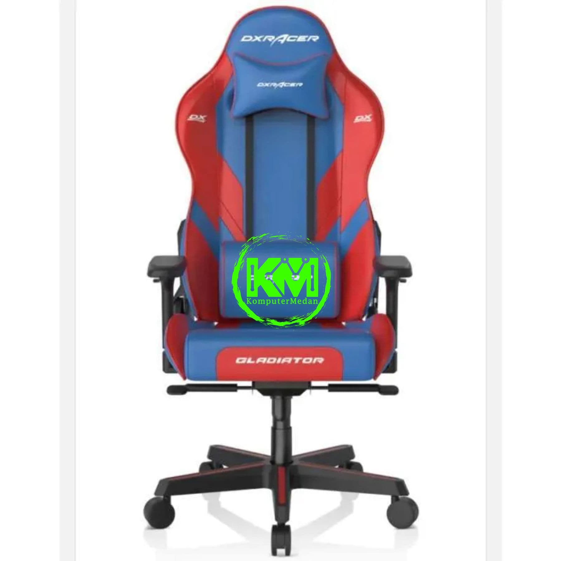 DXRACER GAMING CHAIR GC-G001-BR-B2-423 (BLUE RED) - Image 1