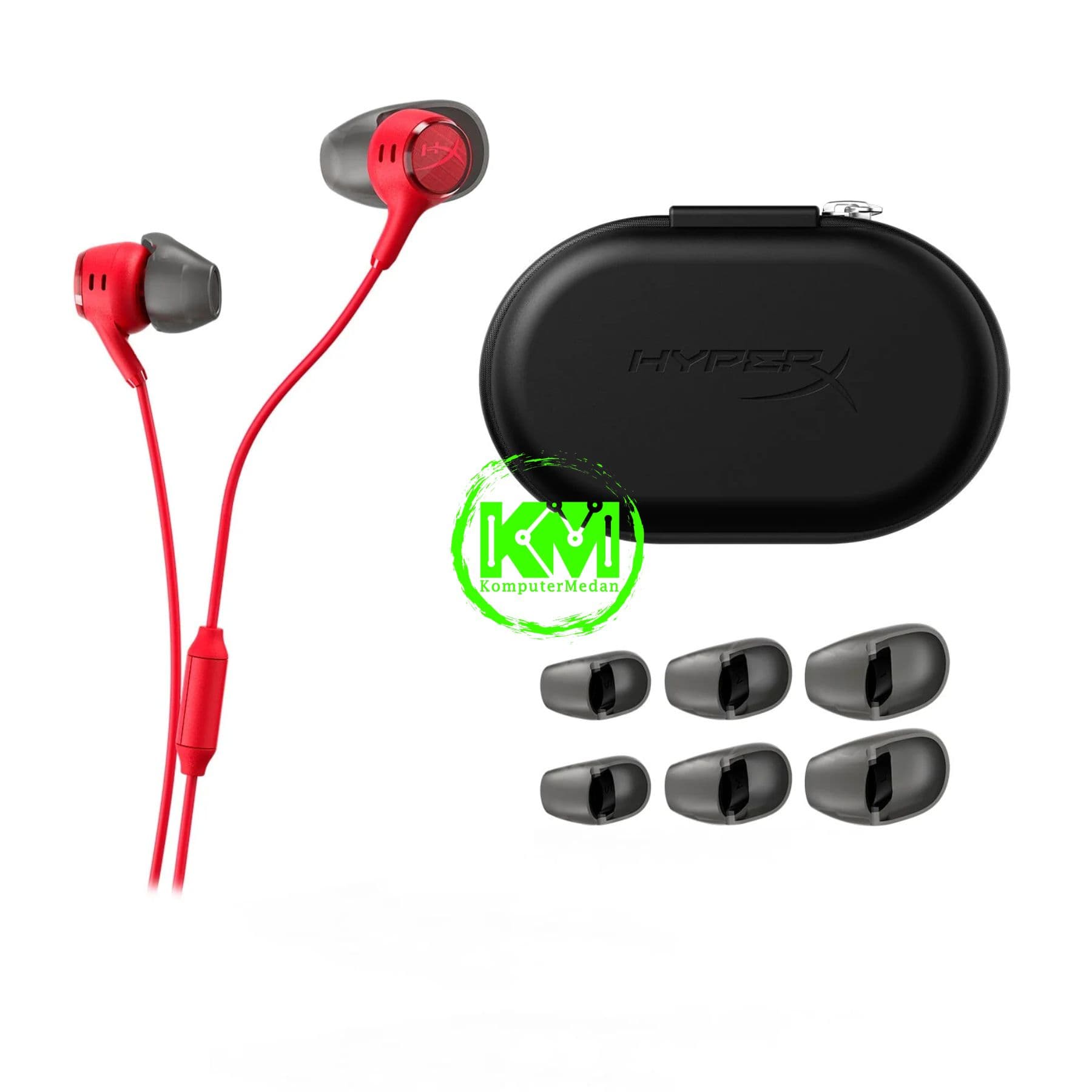 HYPERX CLOUND EARBUDS III (RED, BLACK) - Image 7