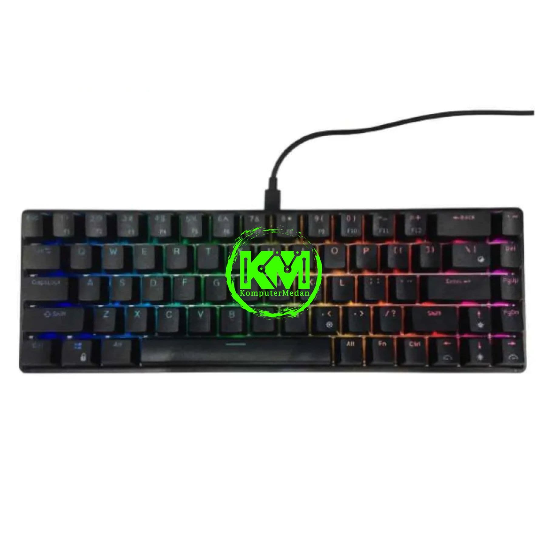 PARADOX GAMING GHOST KEYBOARD IBM68K BLACK- BLUE SW (68%)